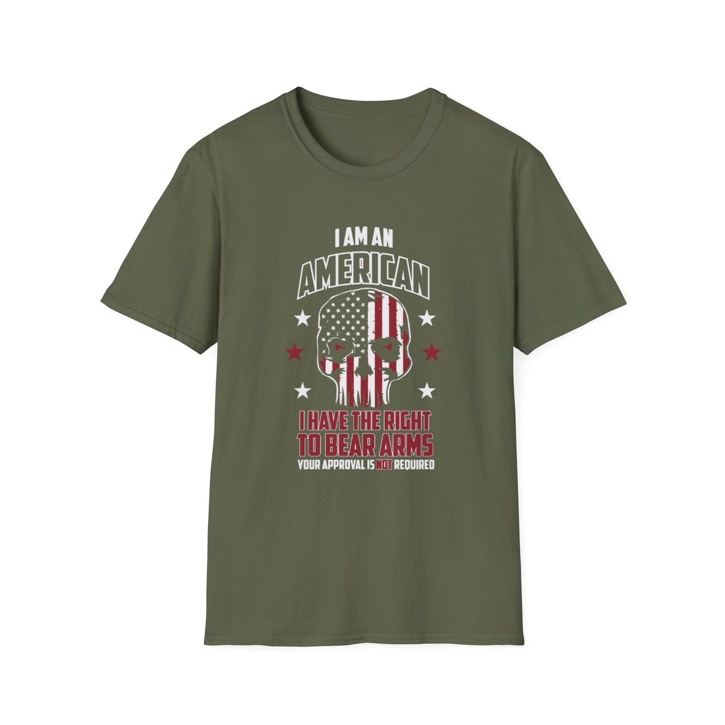 Patriotic Tee American Pride Humor Bears Arms Unisex T-Shirt