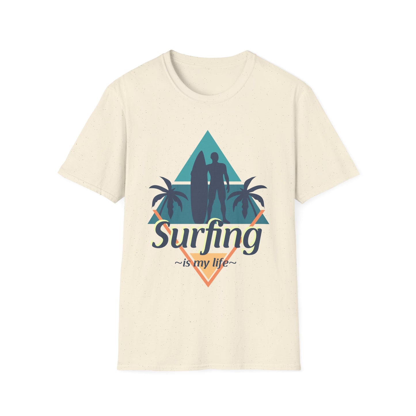 Surfing Unisex T-Shirt - 'Surfing is My Life' Design