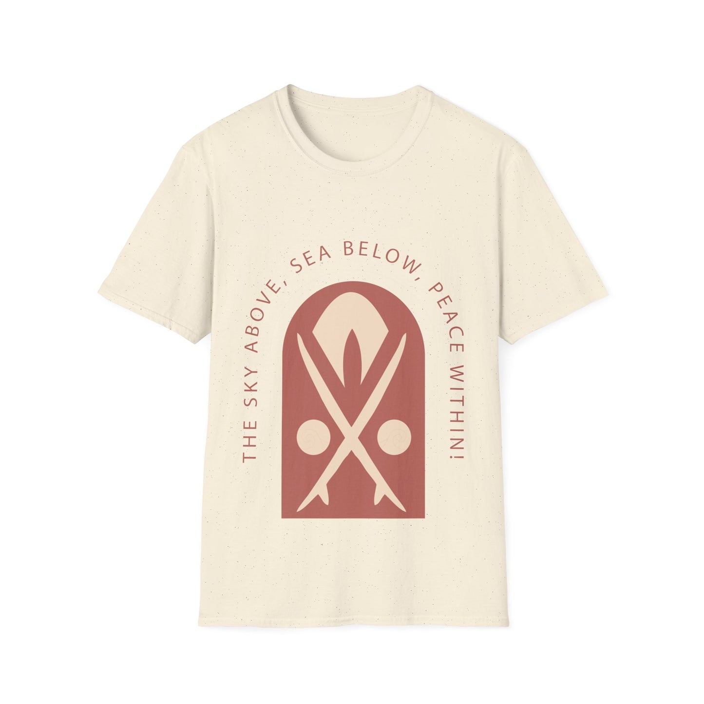Sky Above Sea Below Peace Within T-Shirt