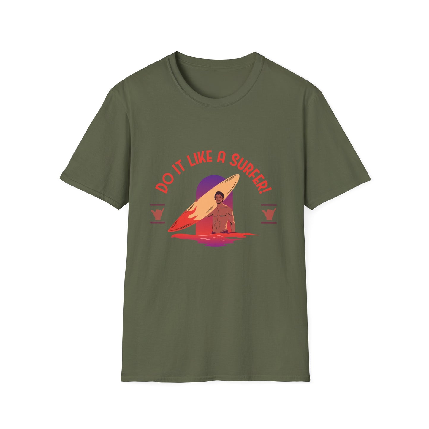 Surfer T-Shirt - Do It Like A Surfer Design
