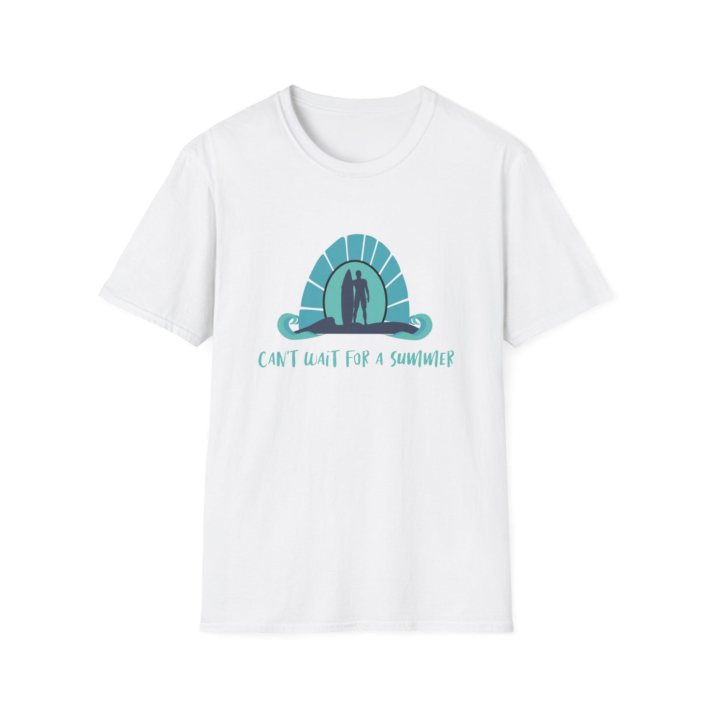 Summer Vibes Unisex Softstyle T-Shirt - Cant wait for Summer