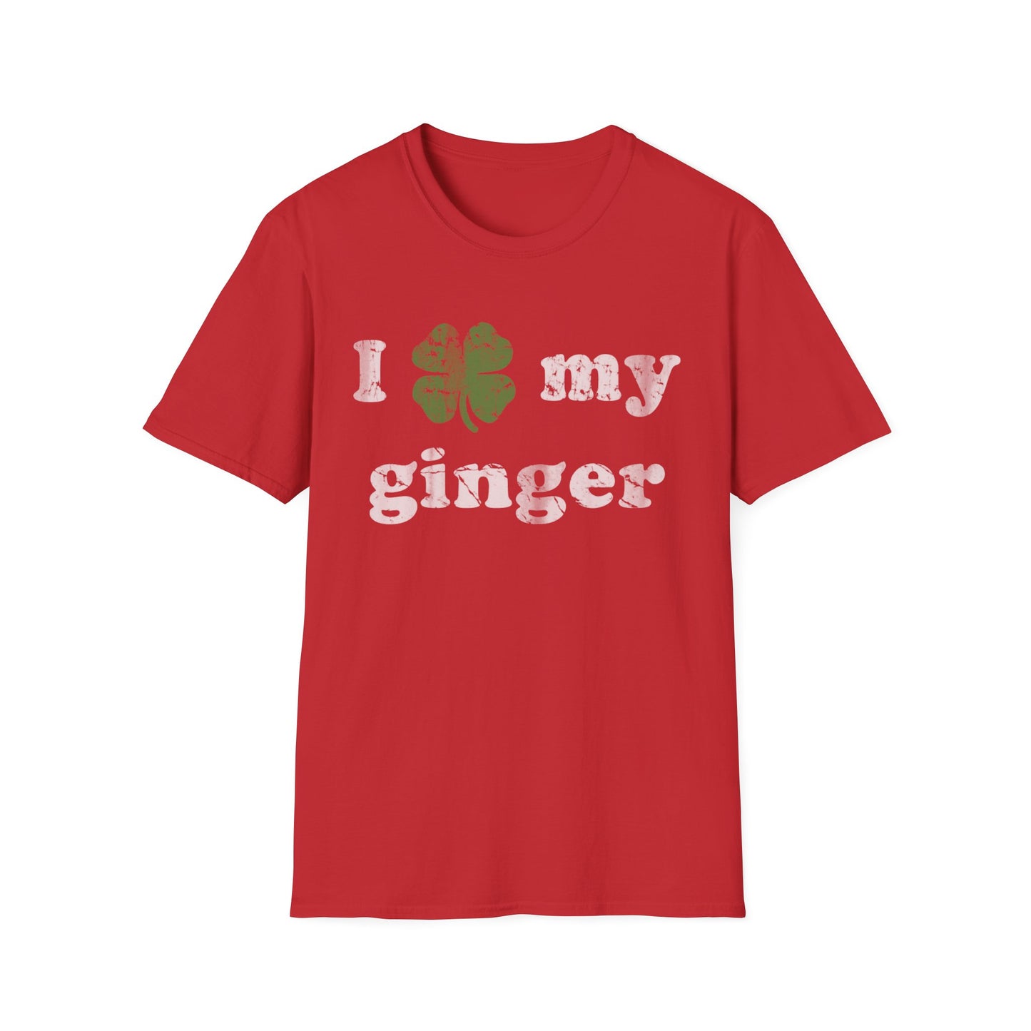 Ginger Unisex Softstyle T-Shirt - 'My Ginger' Design
