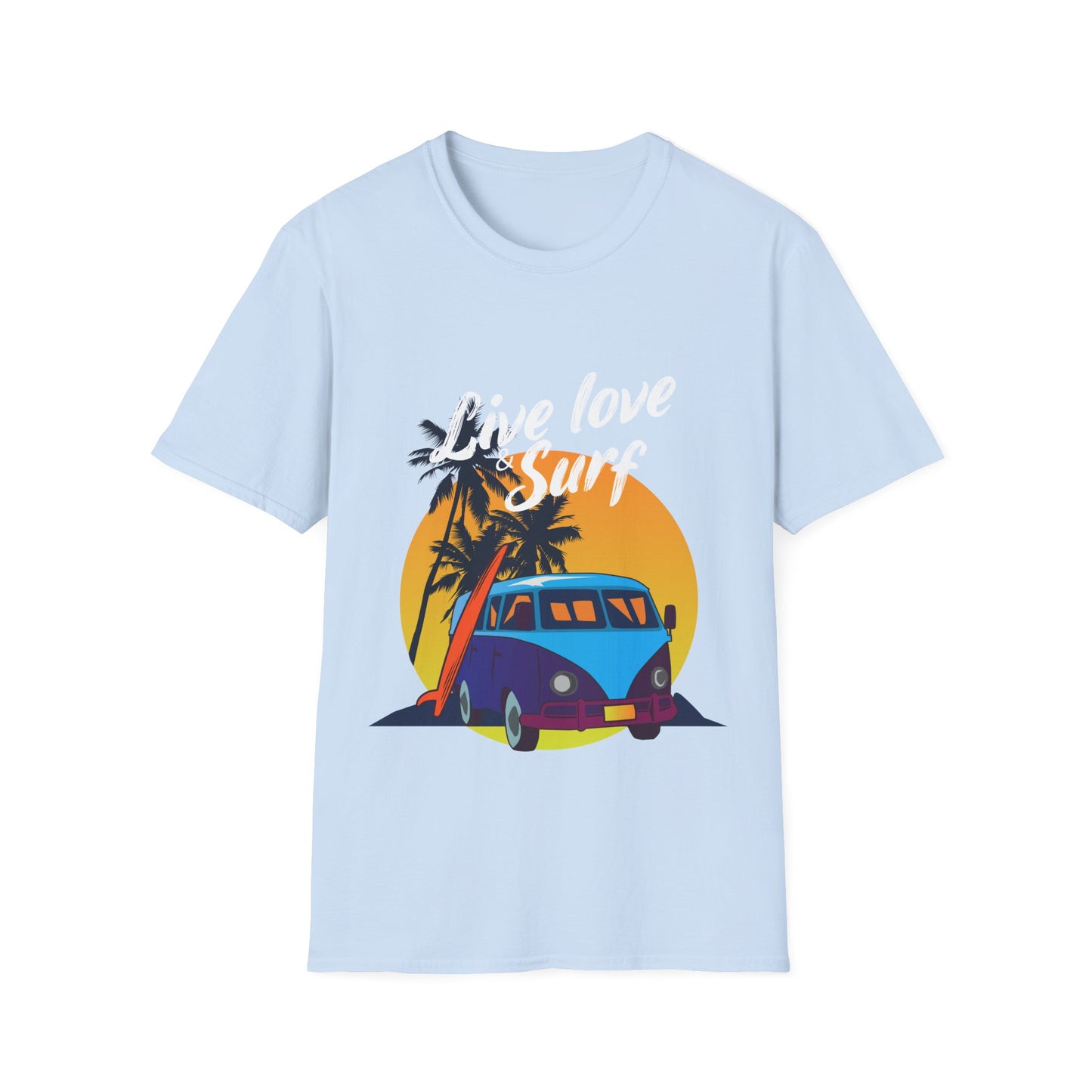 Surfer T-Shirt Live Love and Surf
