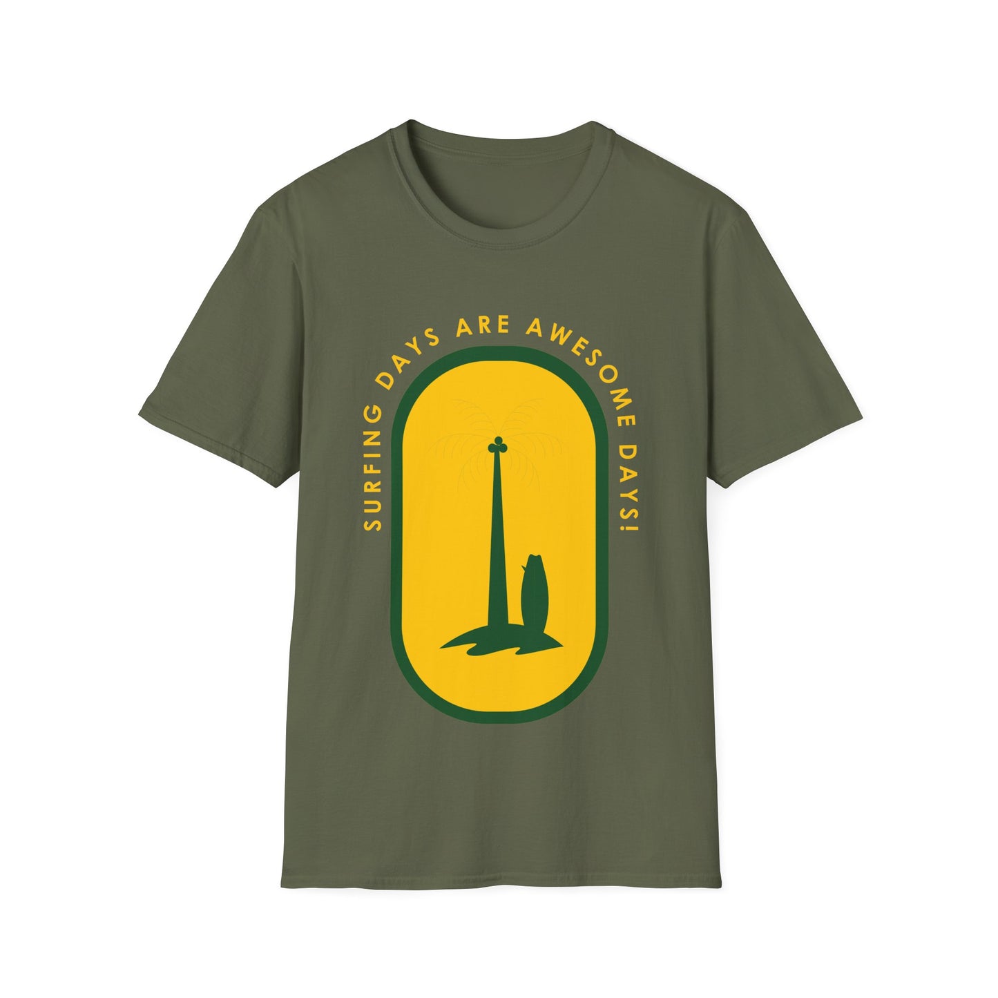 Surfing Days Softstyle T-Shirt - Beach Lover Summer Tee