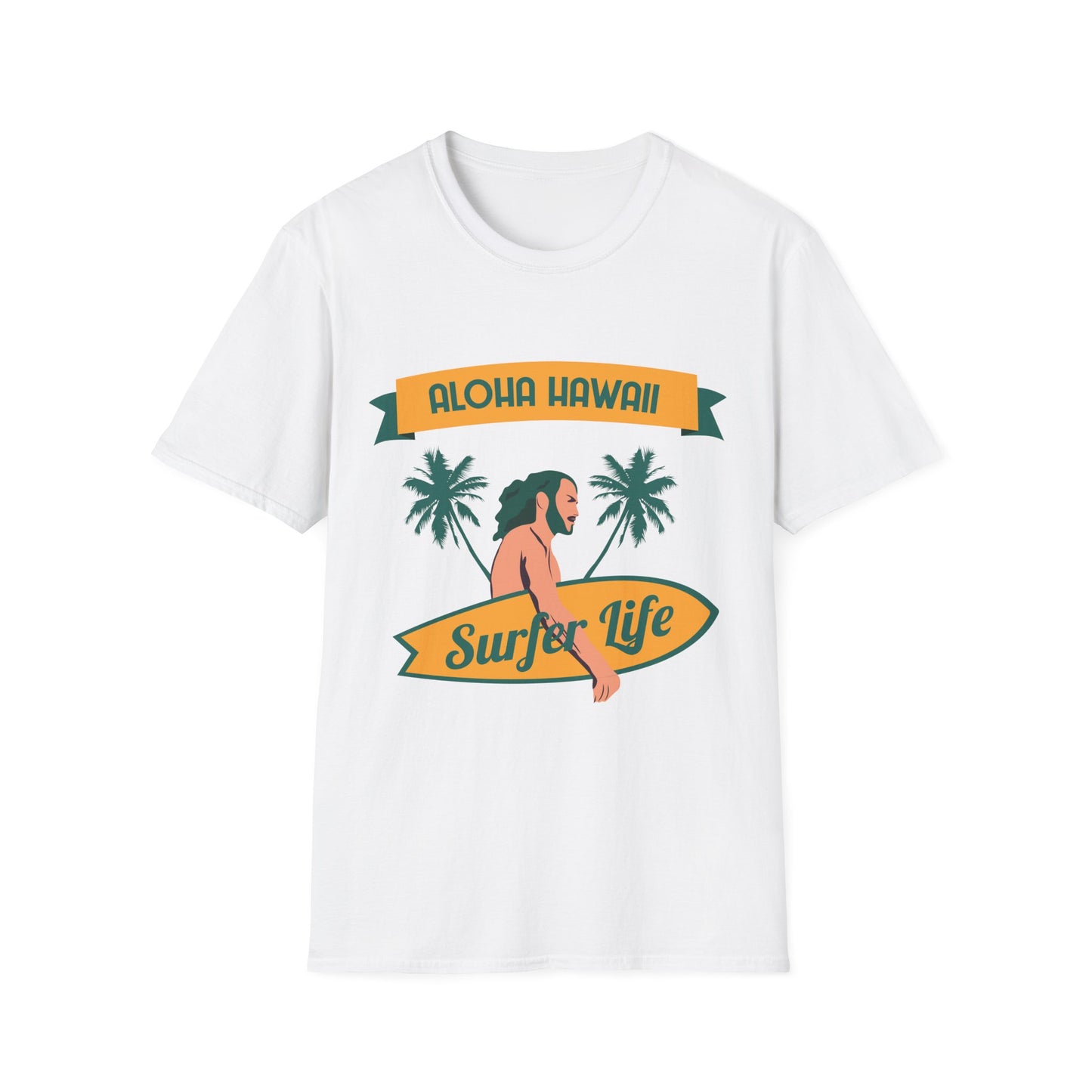 Surfer T-Shirt - Aloha Hawaii Surfer Life Design