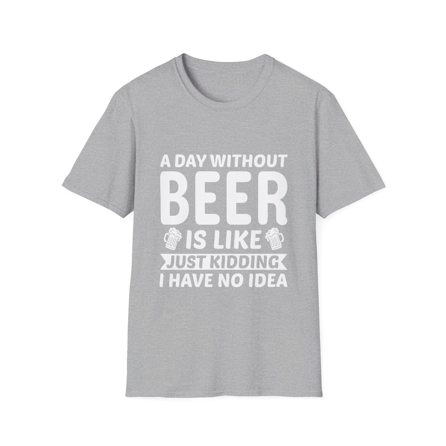 Beer Lover T-Shirt - A Day without Beer Design