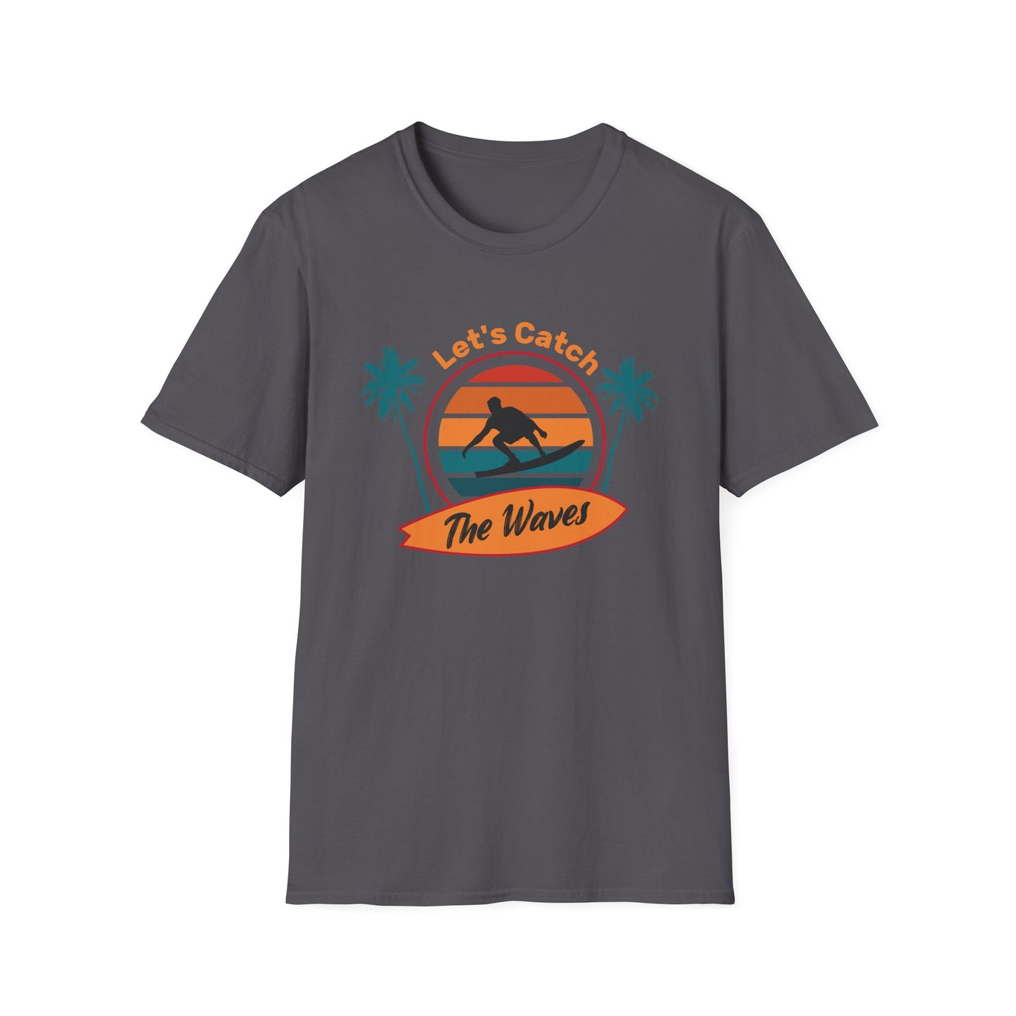 Beach Vibes T-Shirt – Lets Catch the Waves Design