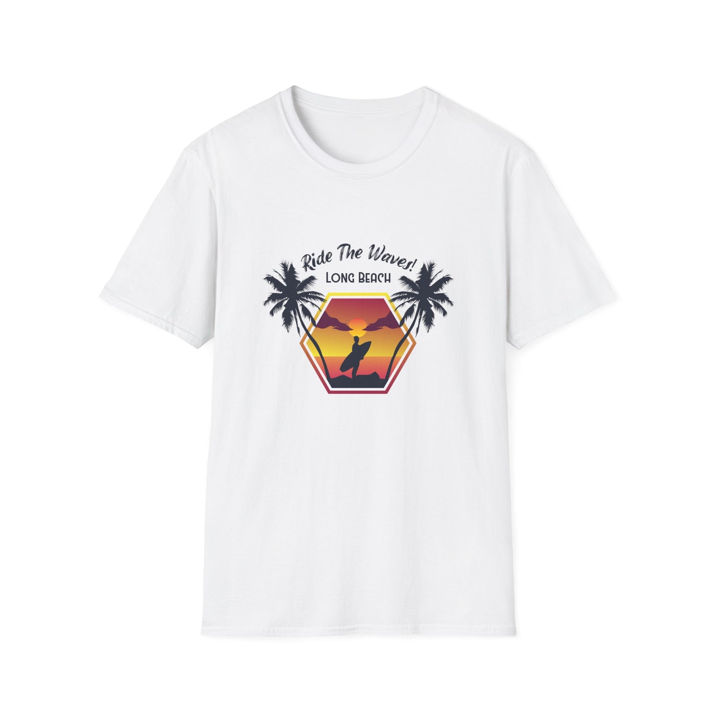 Wave Rider T-Shirt - Ride The Waves Design
