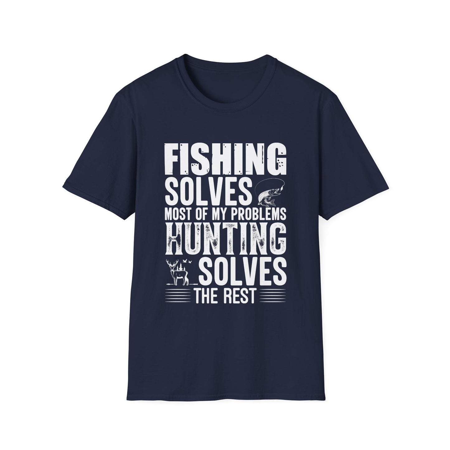 Fishing Solves Unisex T-Shirt