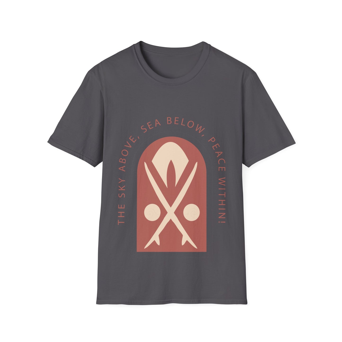 Sky Above Sea Below Peace Within T-Shirt