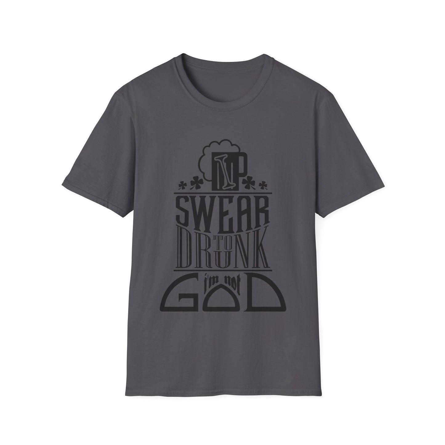 Funny Unisex Softstyle T-Shirt - I Swear Design