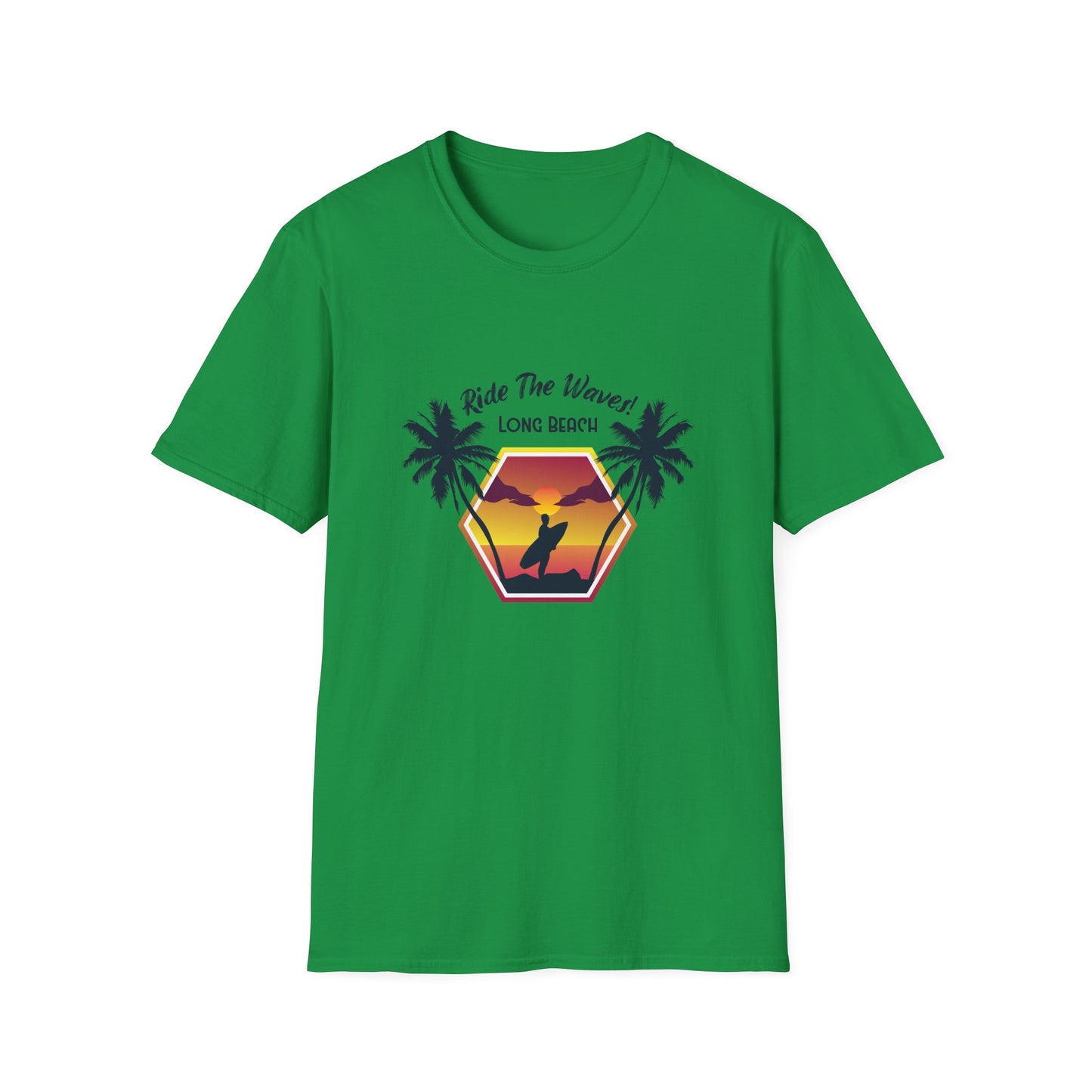 Wave Rider T-Shirt - Ride The Waves Design