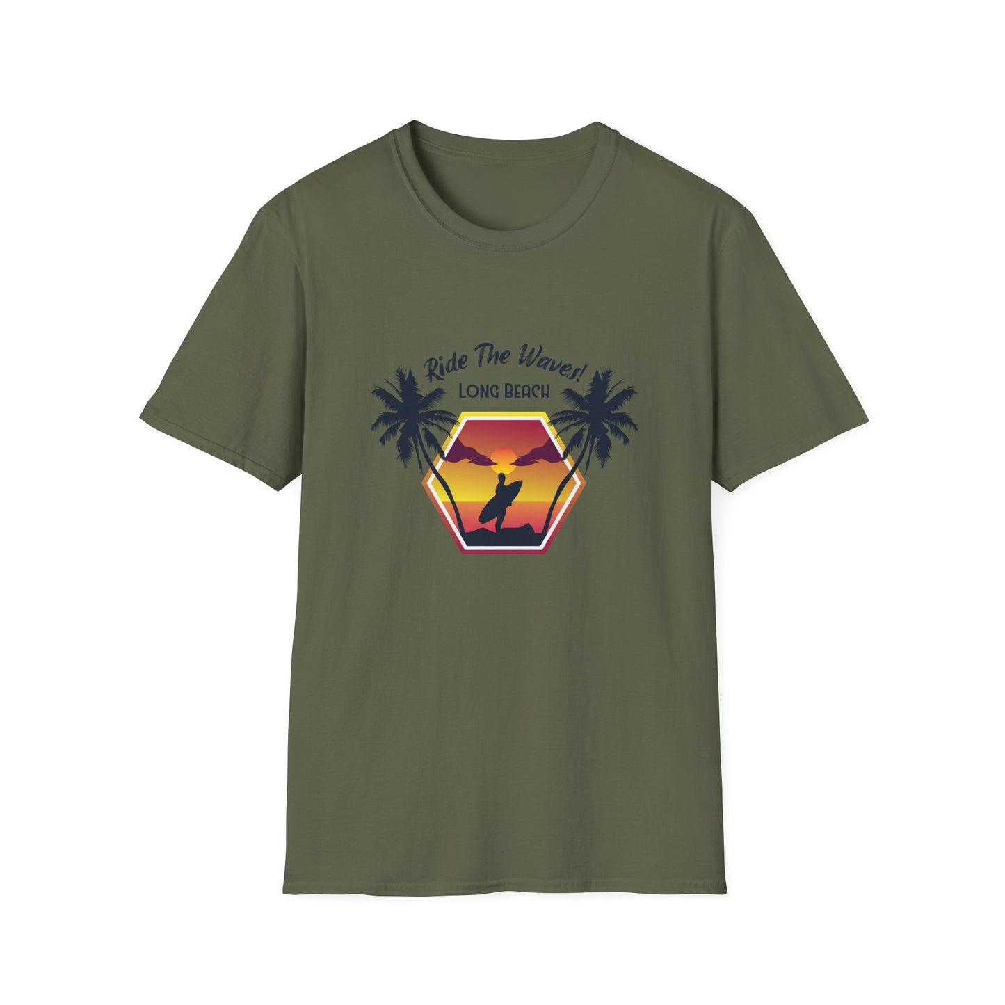 Wave Rider T-Shirt - Ride The Waves Design