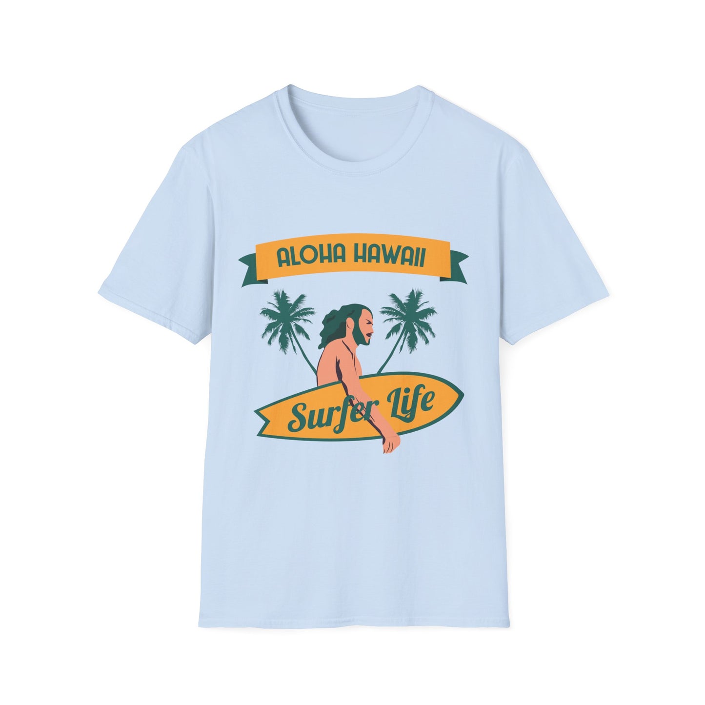 Surfer T-Shirt - Aloha Hawaii Surfer Life Design