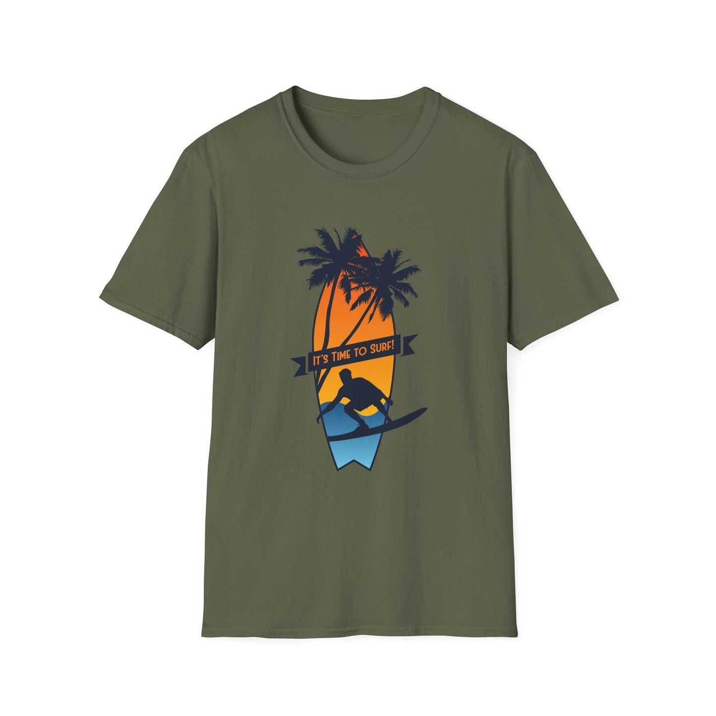Surfer Softstyle T-Shirt - It's Time to Surf