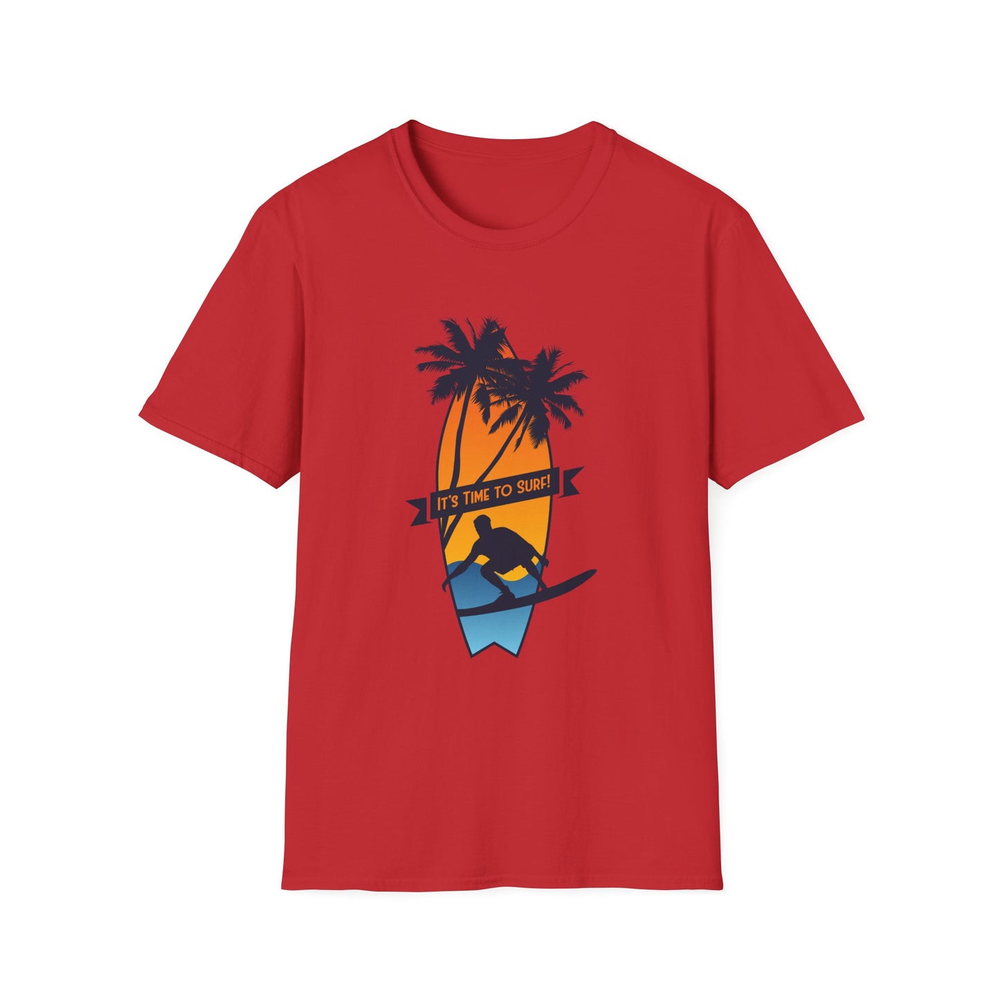 Surfer Softstyle T-Shirt - It's Time to Surf
