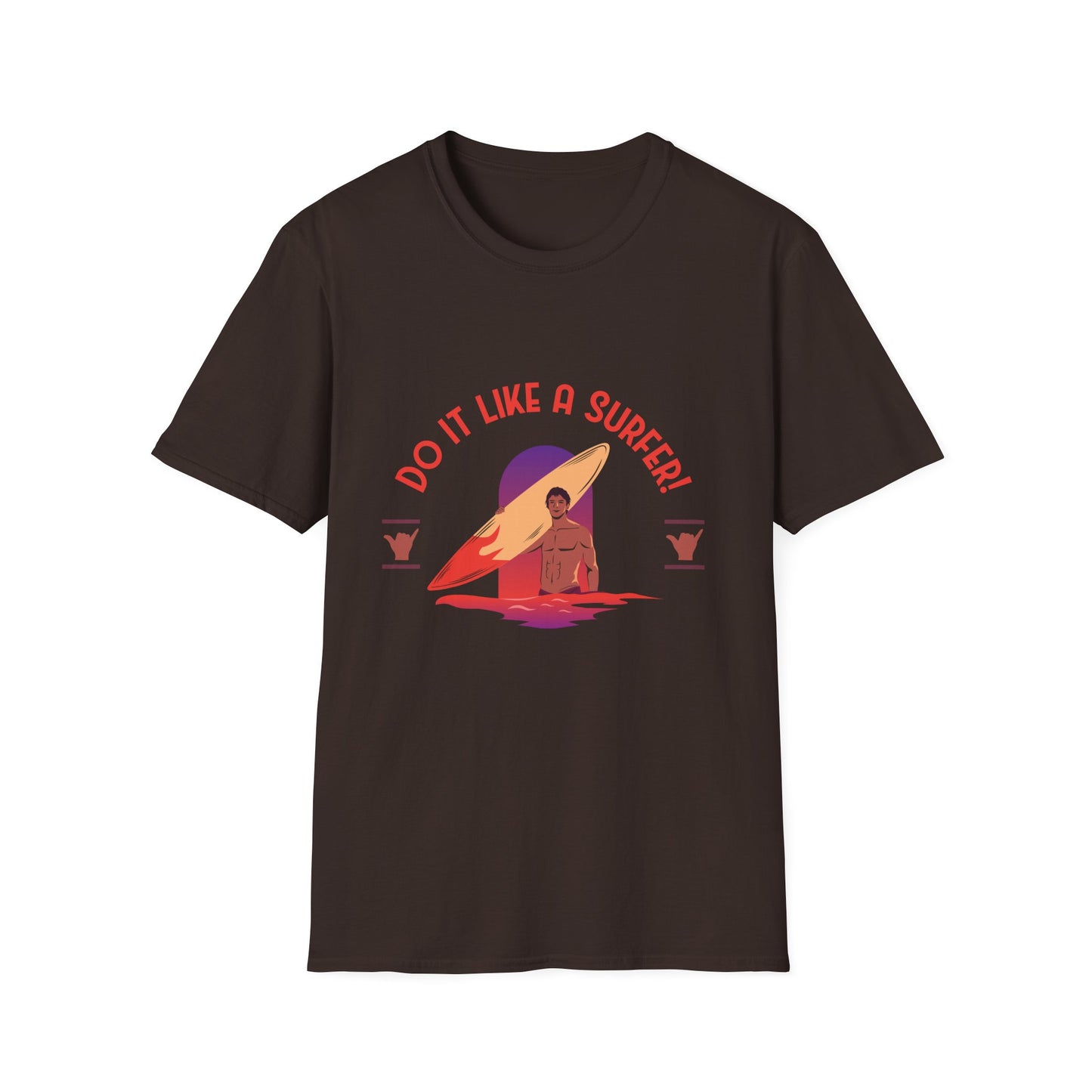 Surfer T-Shirt - Do It Like A Surfer Design