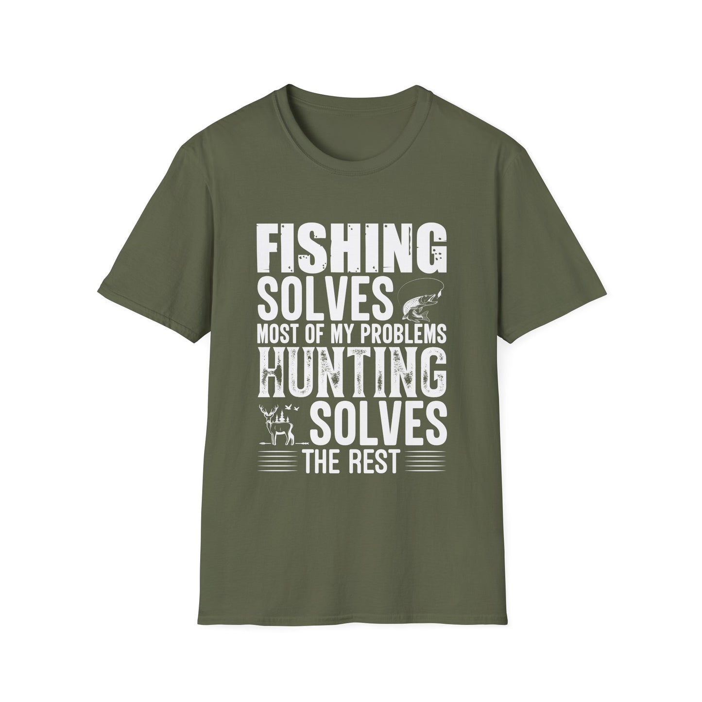 Fishing Solves Unisex T-Shirt
