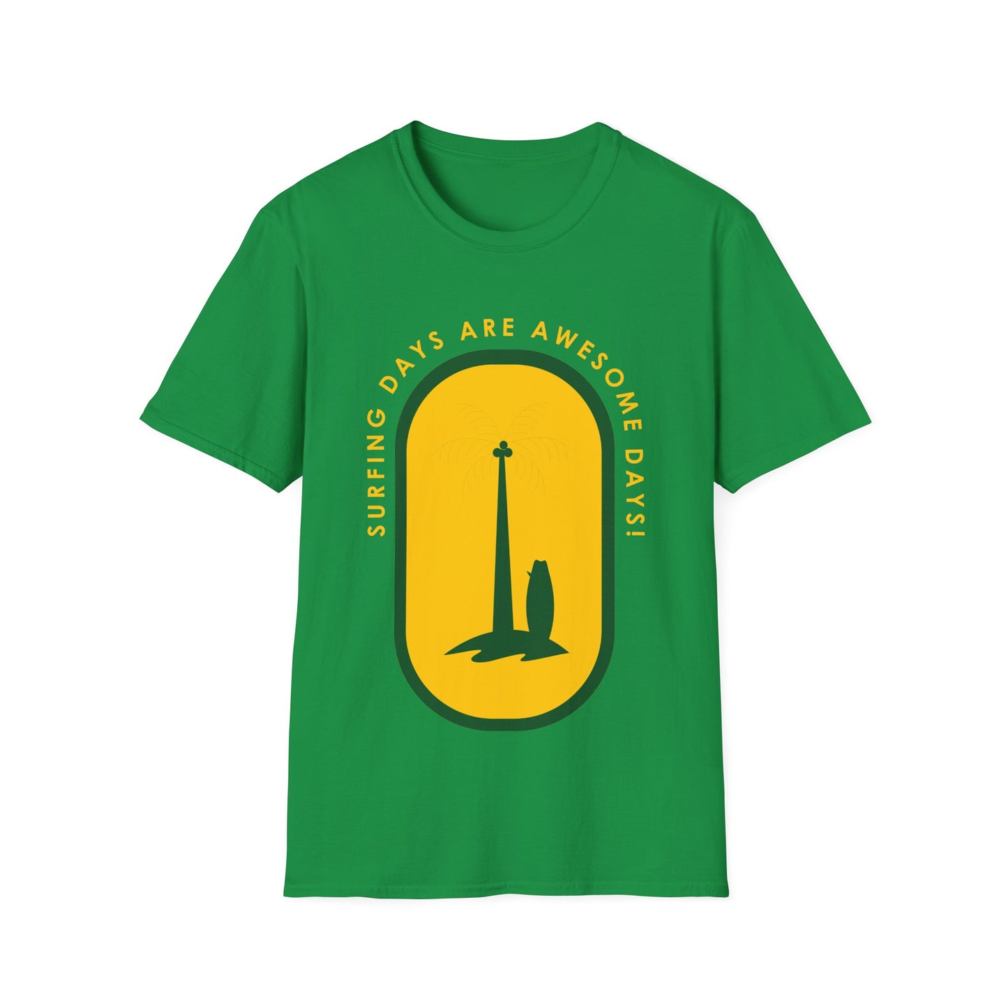 Surfing Days Softstyle T-Shirt - Beach Lover Summer Tee