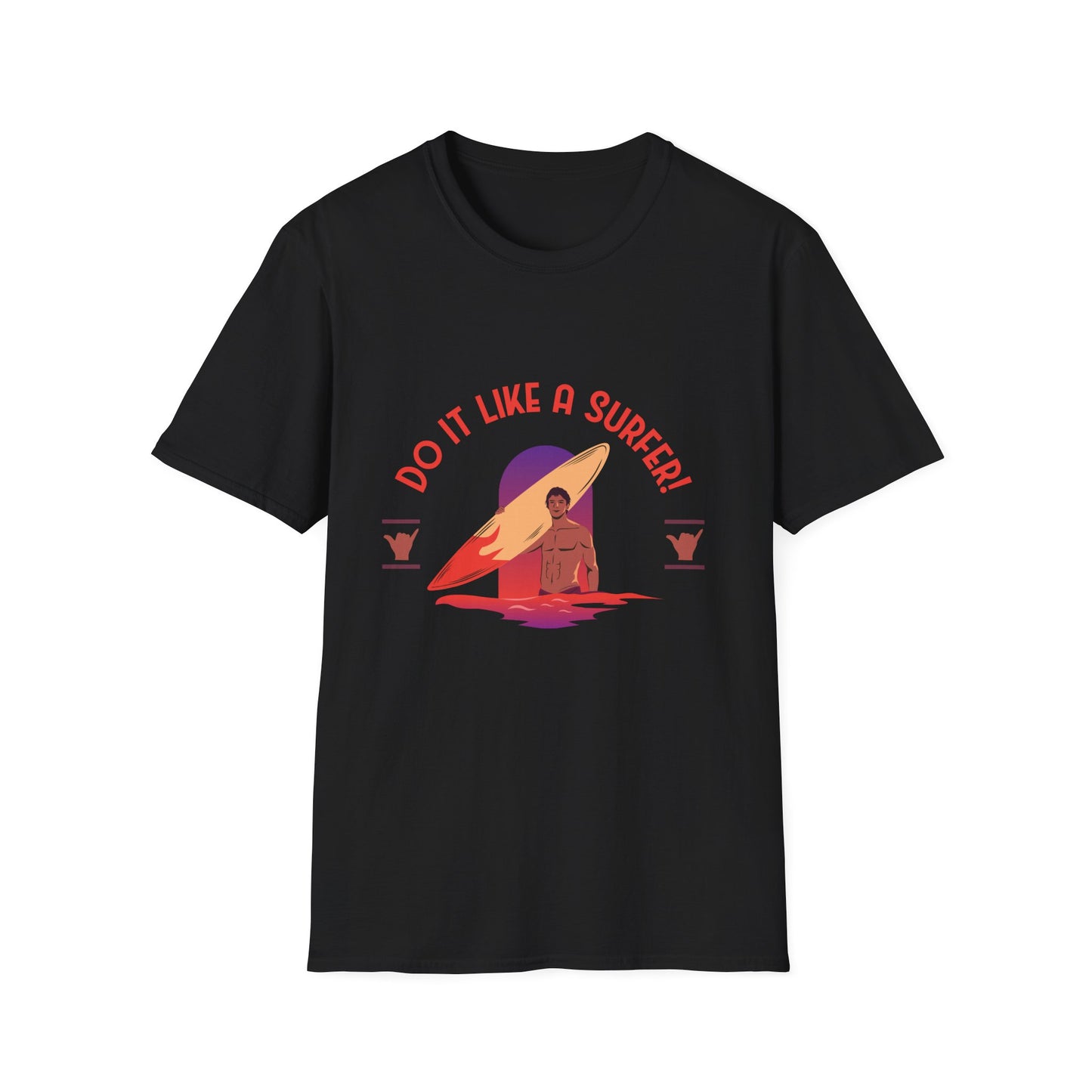 Surfer T-Shirt - Do It Like A Surfer Design