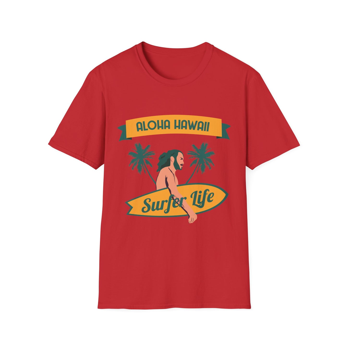 Surfer T-Shirt - Aloha Hawaii Surfer Life Design