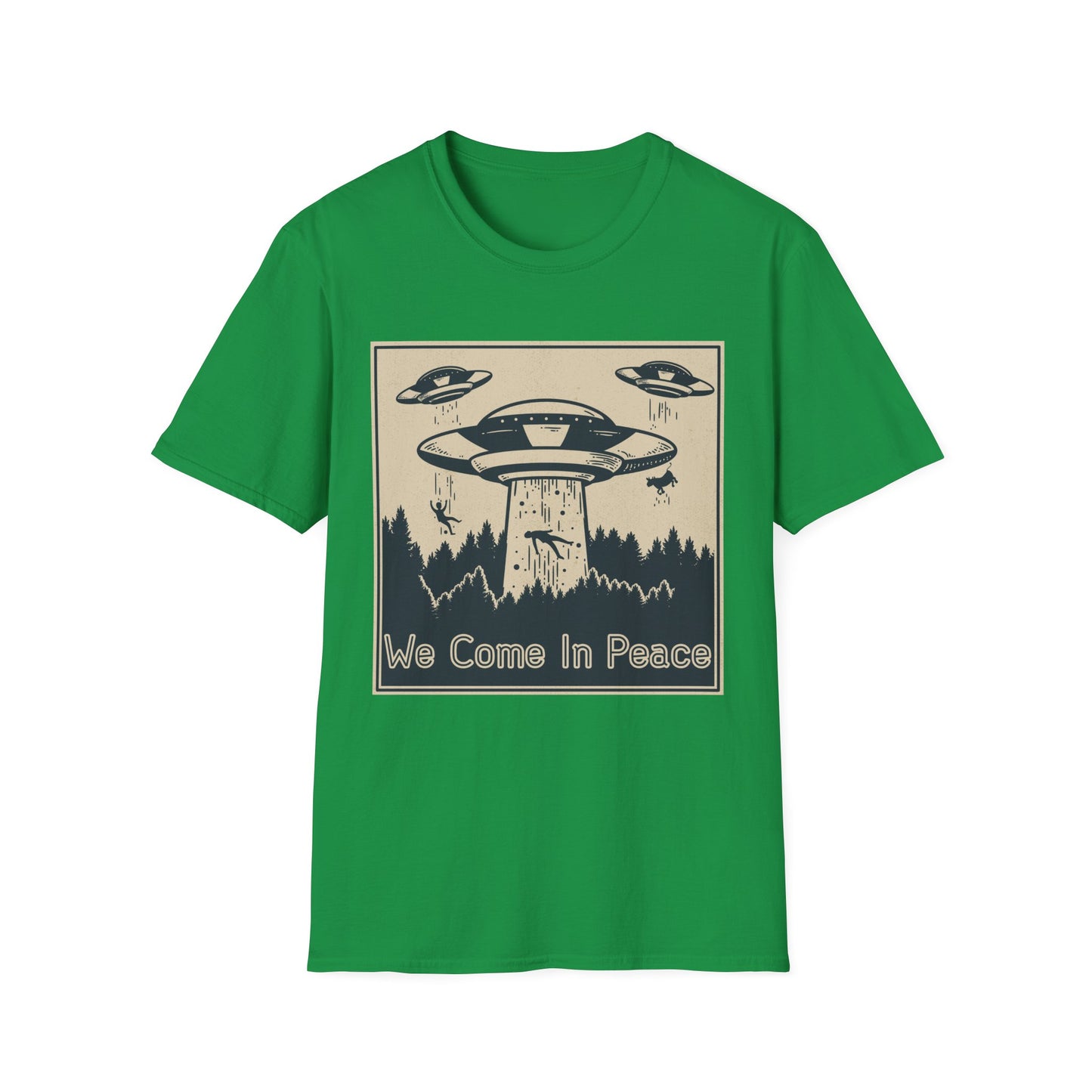 Peaceful T-Shirt - 'We Come in Peace' Design