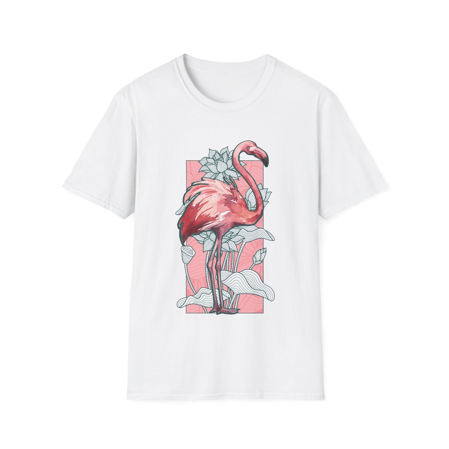 Flamingo T-Shirt - Colourful Design for Tropical Vibes