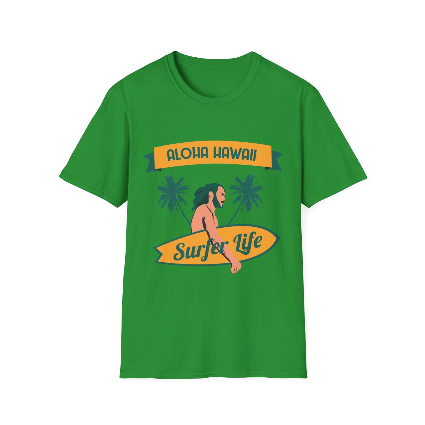 Surfer T-Shirt - Aloha Hawaii Surfer Life Design