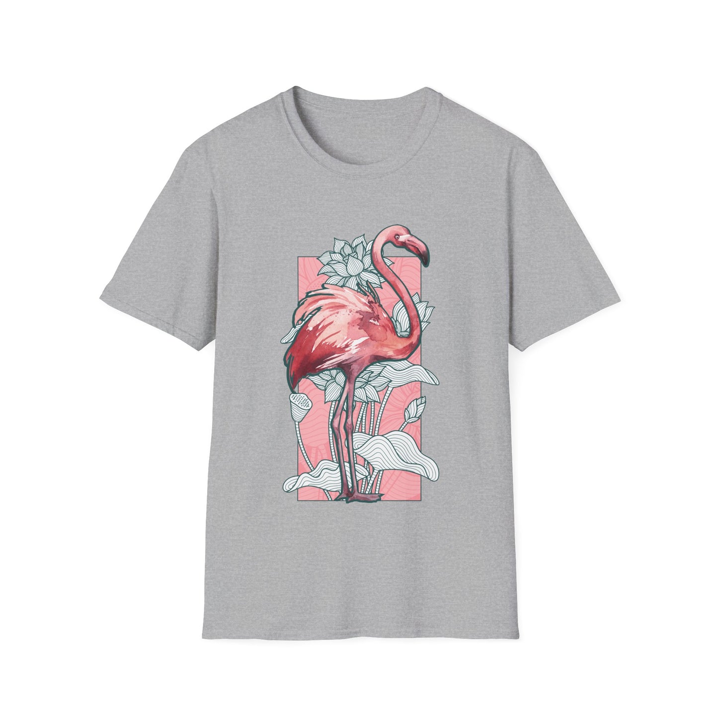 Flamingo T-Shirt - Colourful Design for Tropical Vibes
