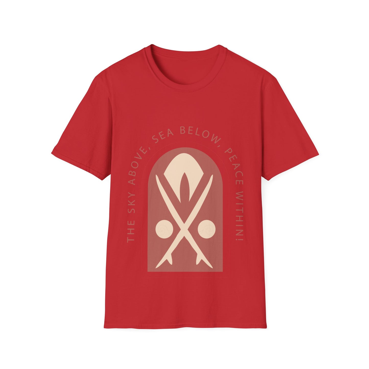 Sky Above Sea Below Peace Within T-Shirt