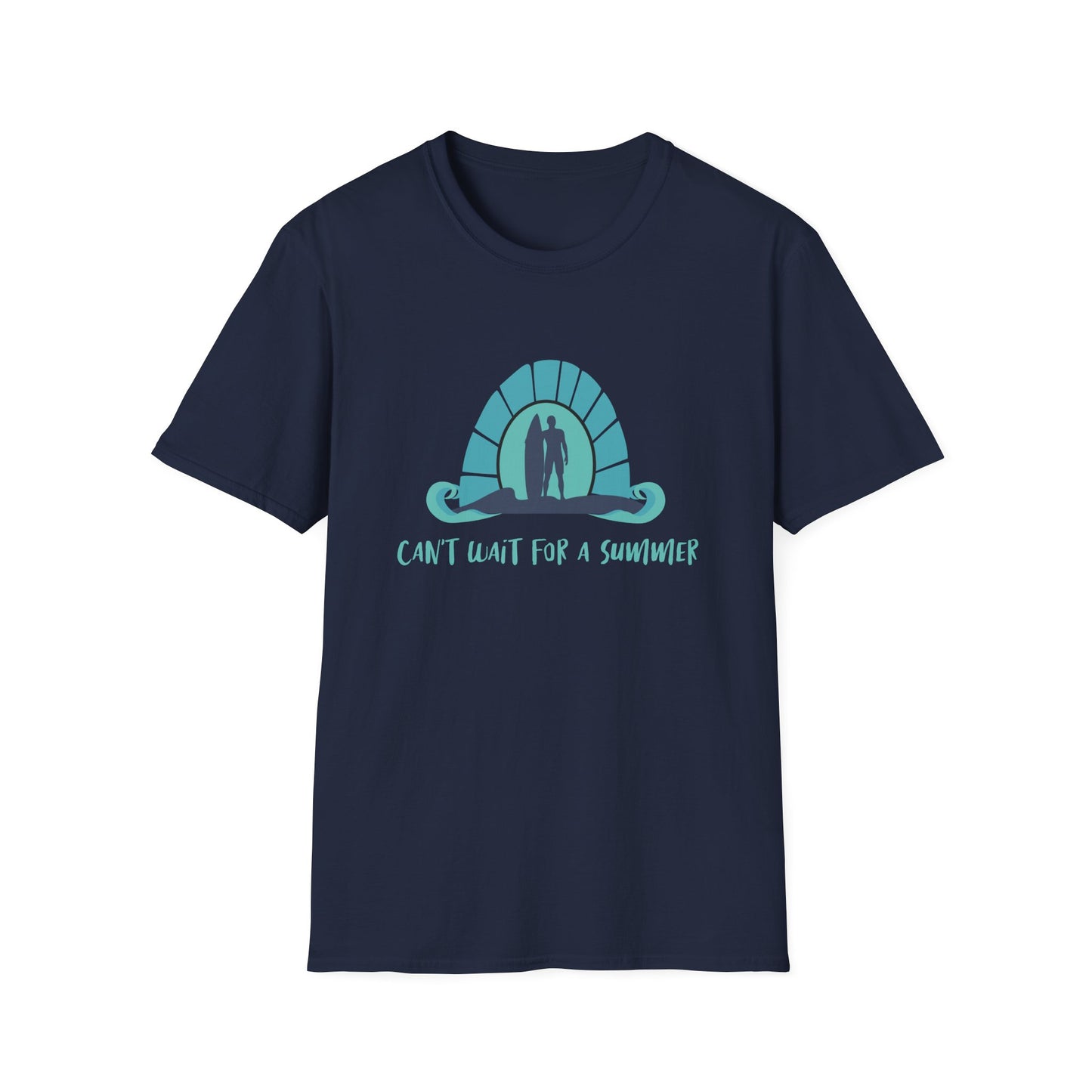 Summer Vibes Unisex Softstyle T-Shirt - Cant wait for Summer