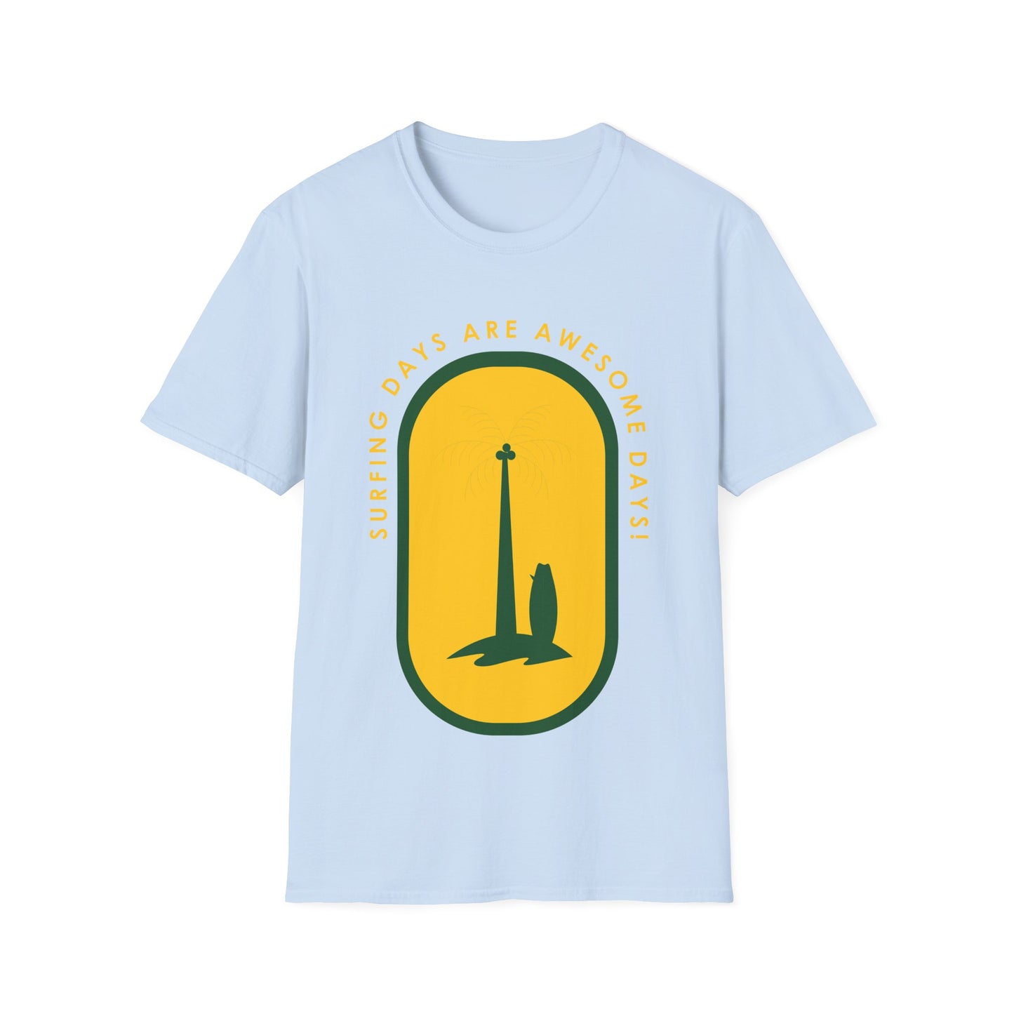 Surfing Days Softstyle T-Shirt - Beach Lover Summer Tee