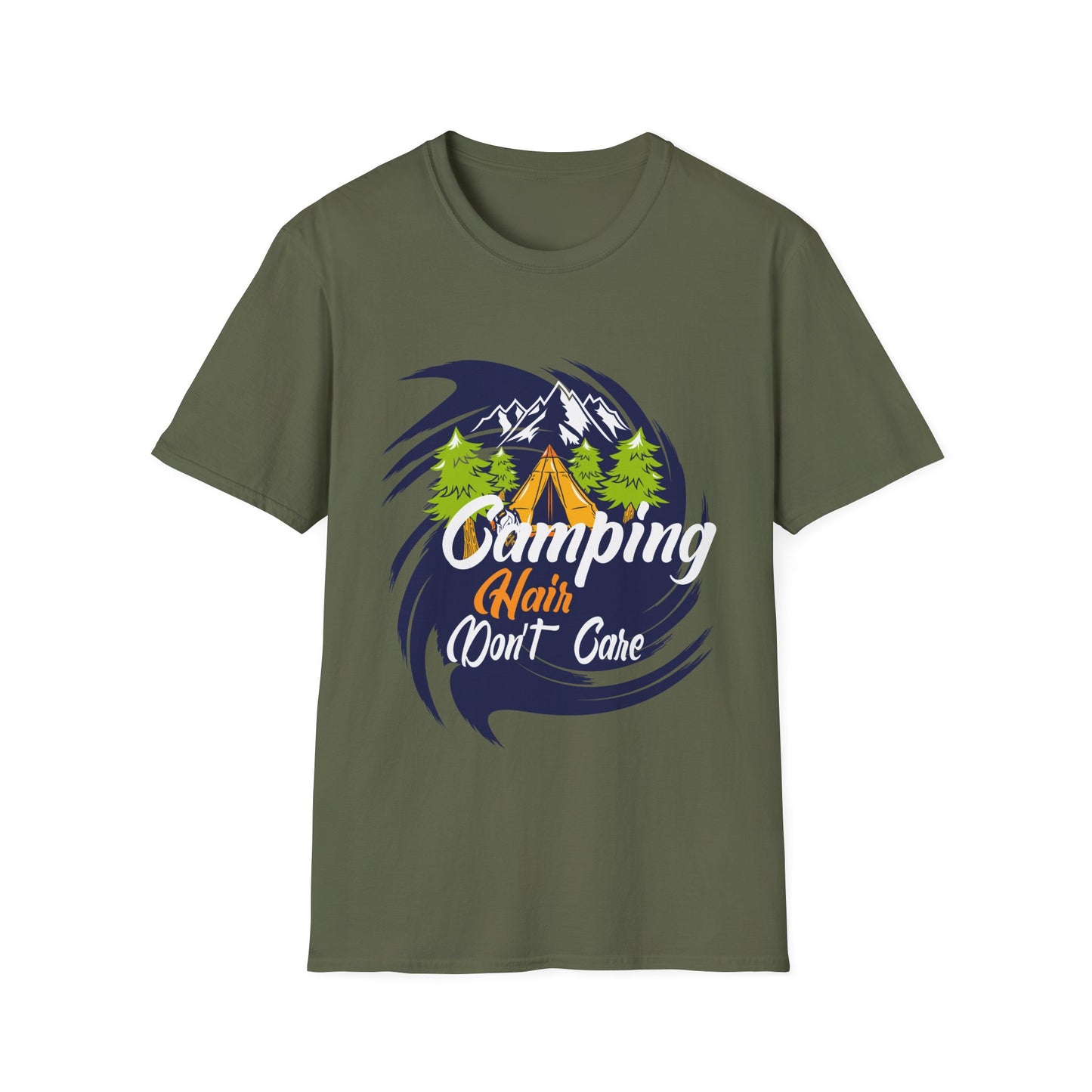 Camping Hair Don't Care T-Shirt