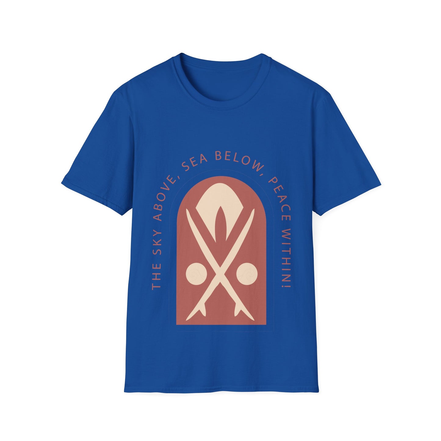 Sky Above Sea Below Peace Within T-Shirt