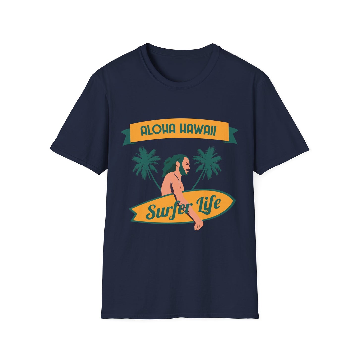 Surfer T-Shirt - Aloha Hawaii Surfer Life Design