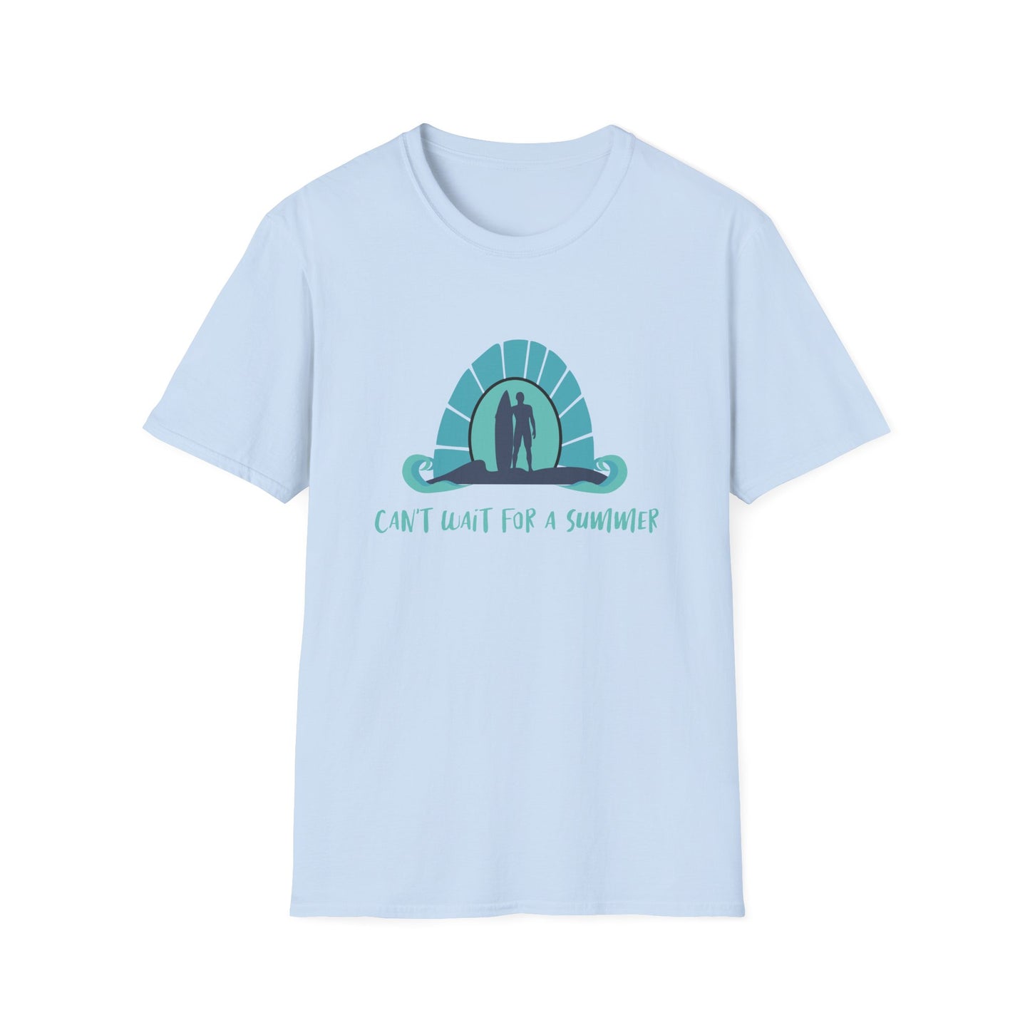 Summer Vibes Unisex Softstyle T-Shirt - Cant wait for Summer