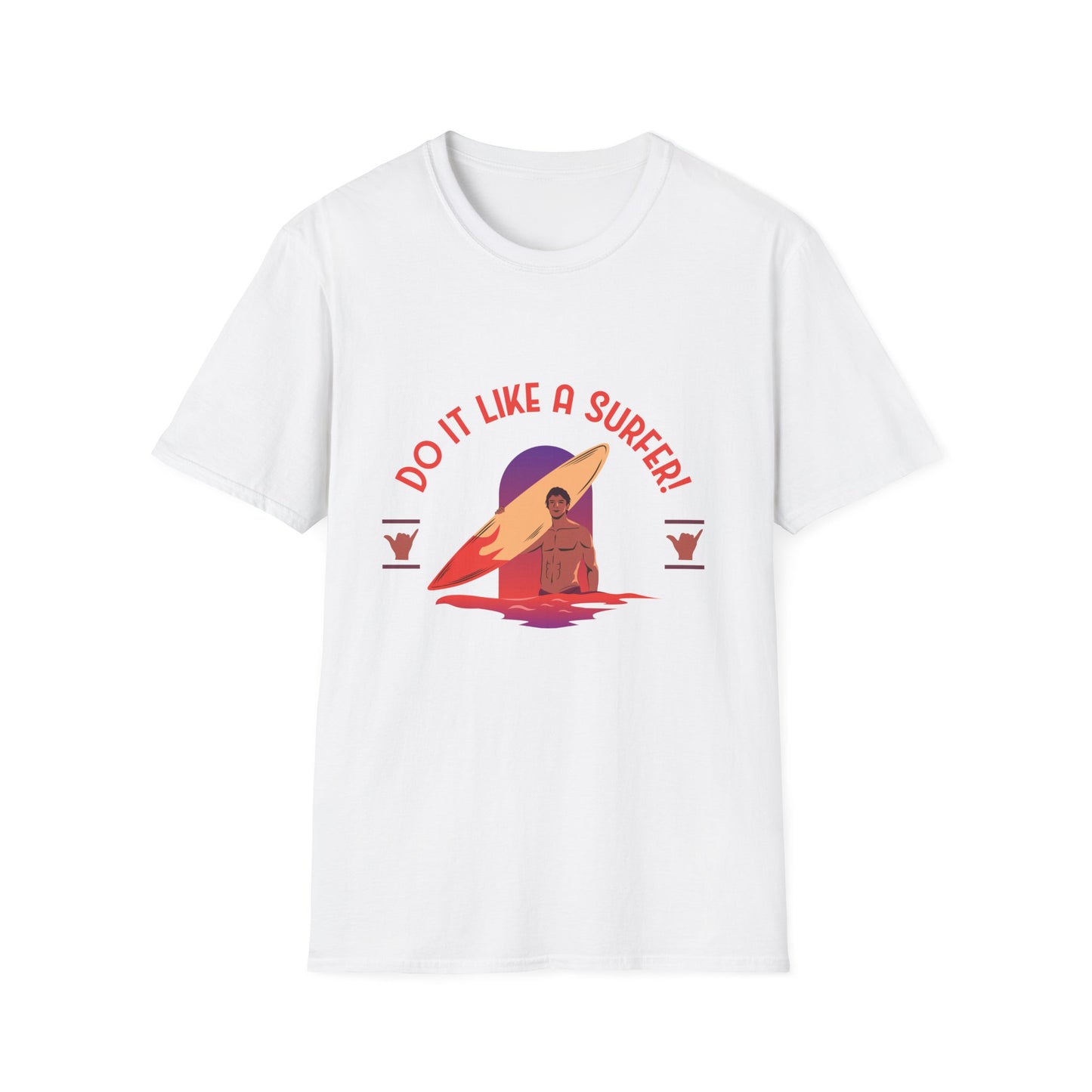 Surfer T-Shirt - Do It Like A Surfer Design