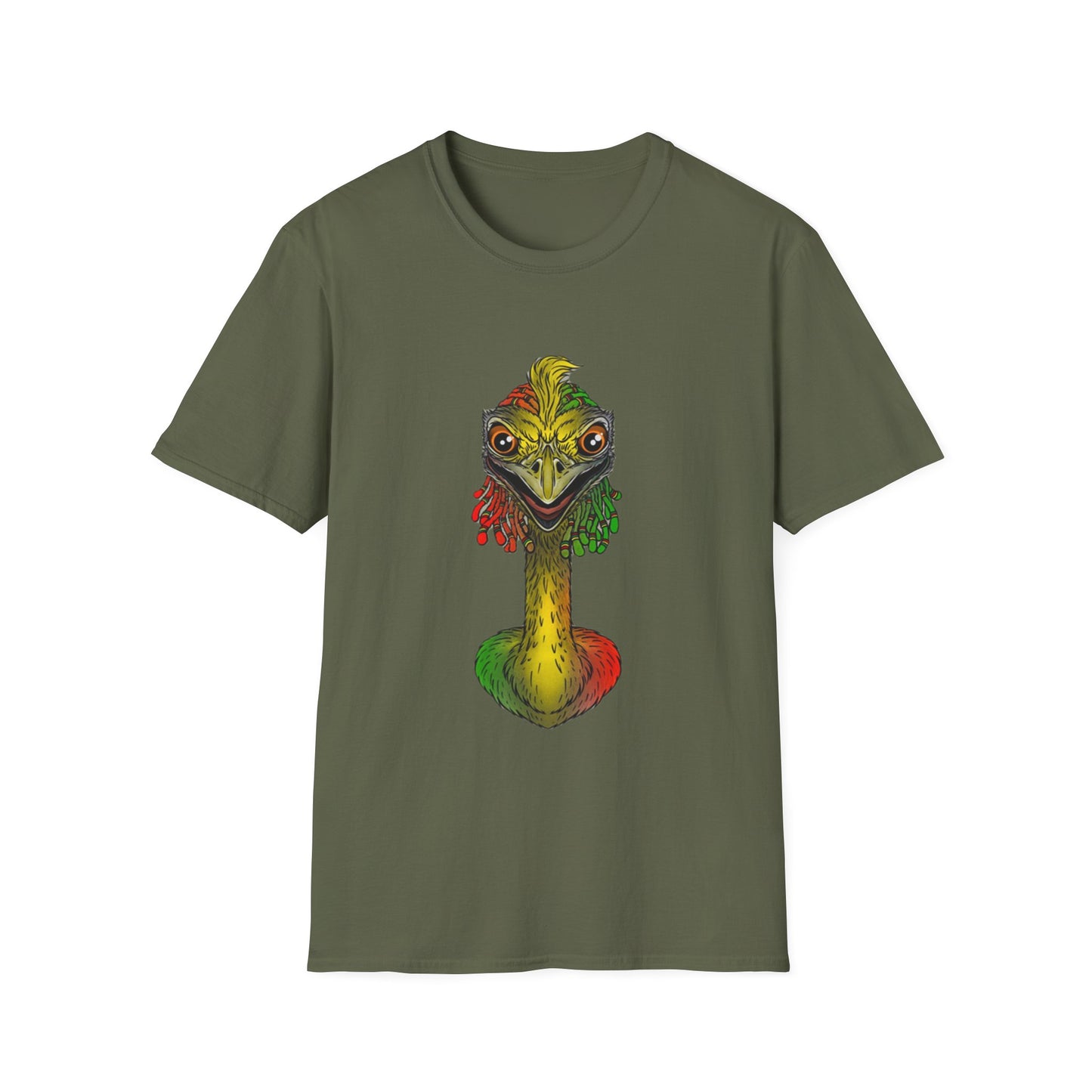Unisex Softstyle T-Shirt with Rastamu Design
