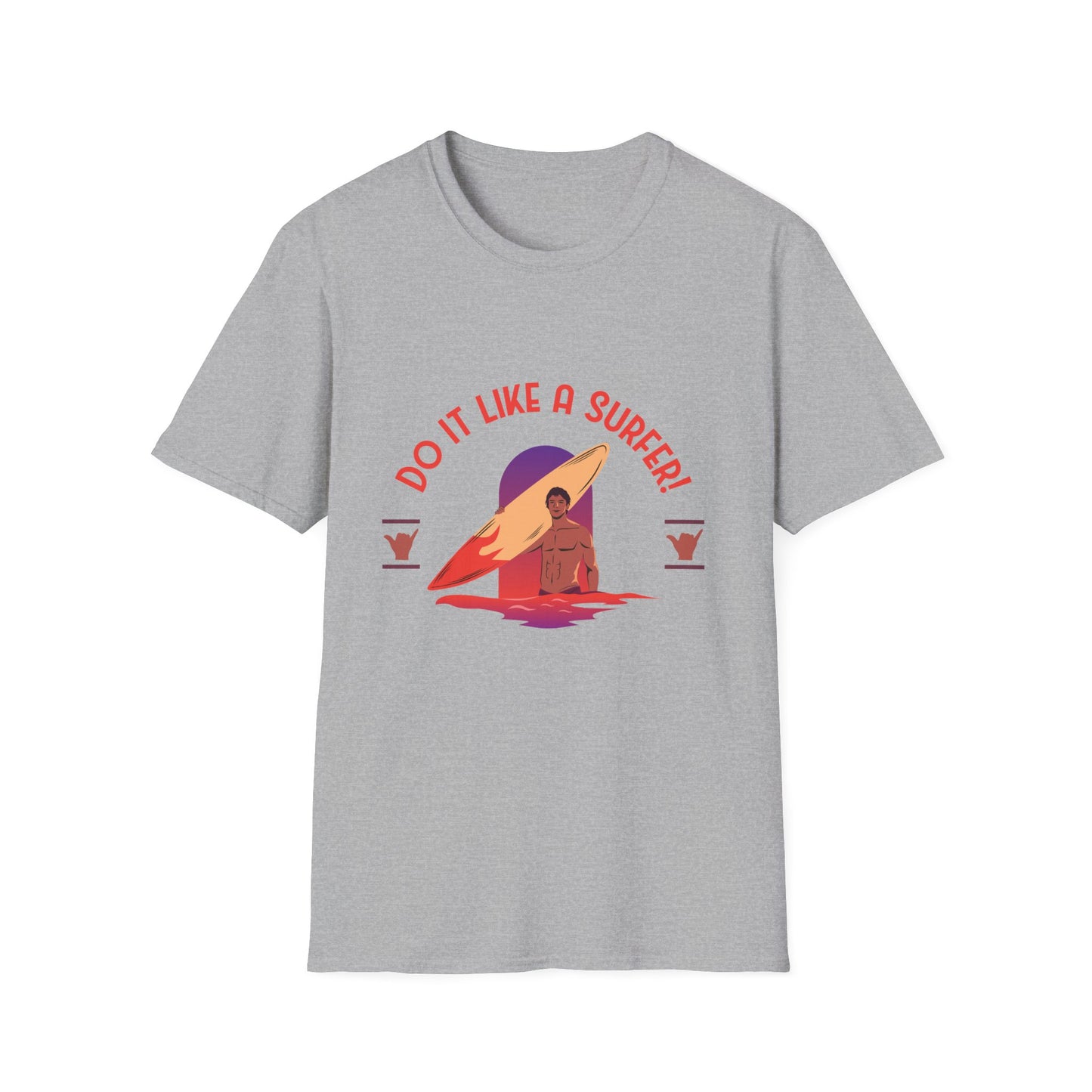 Surfer T-Shirt - Do It Like A Surfer Design