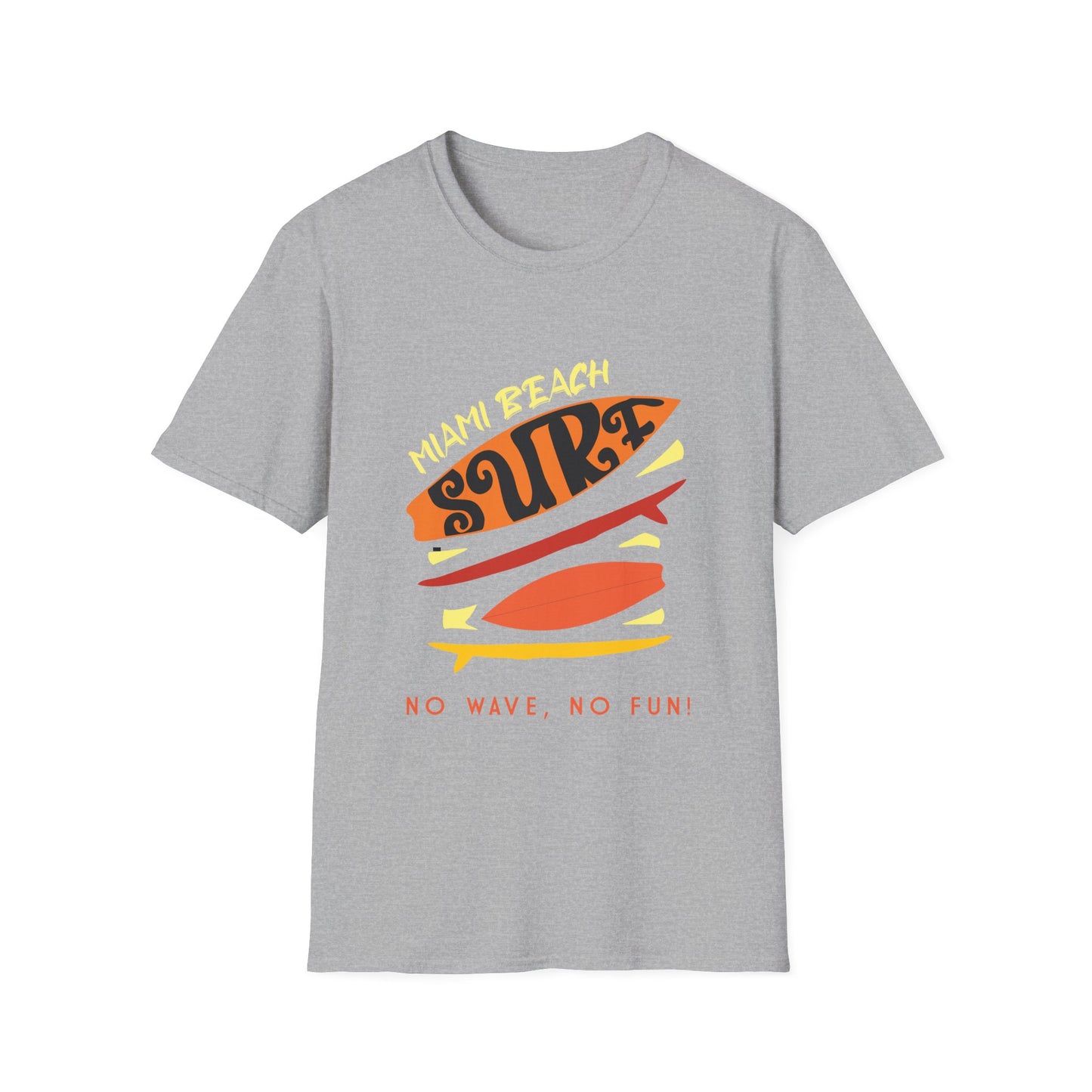 No Waves No Fun T-Shirt
