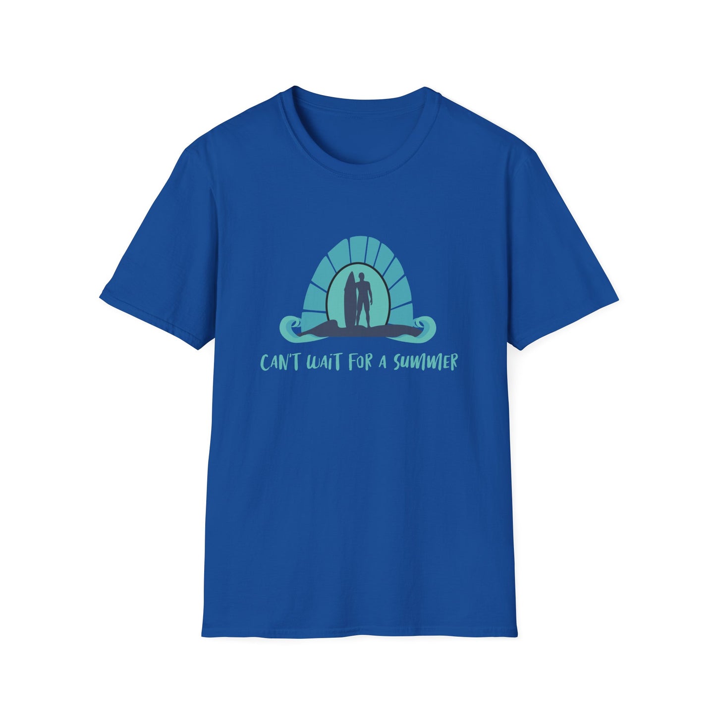 Summer Vibes Unisex Softstyle T-Shirt - Cant wait for Summer