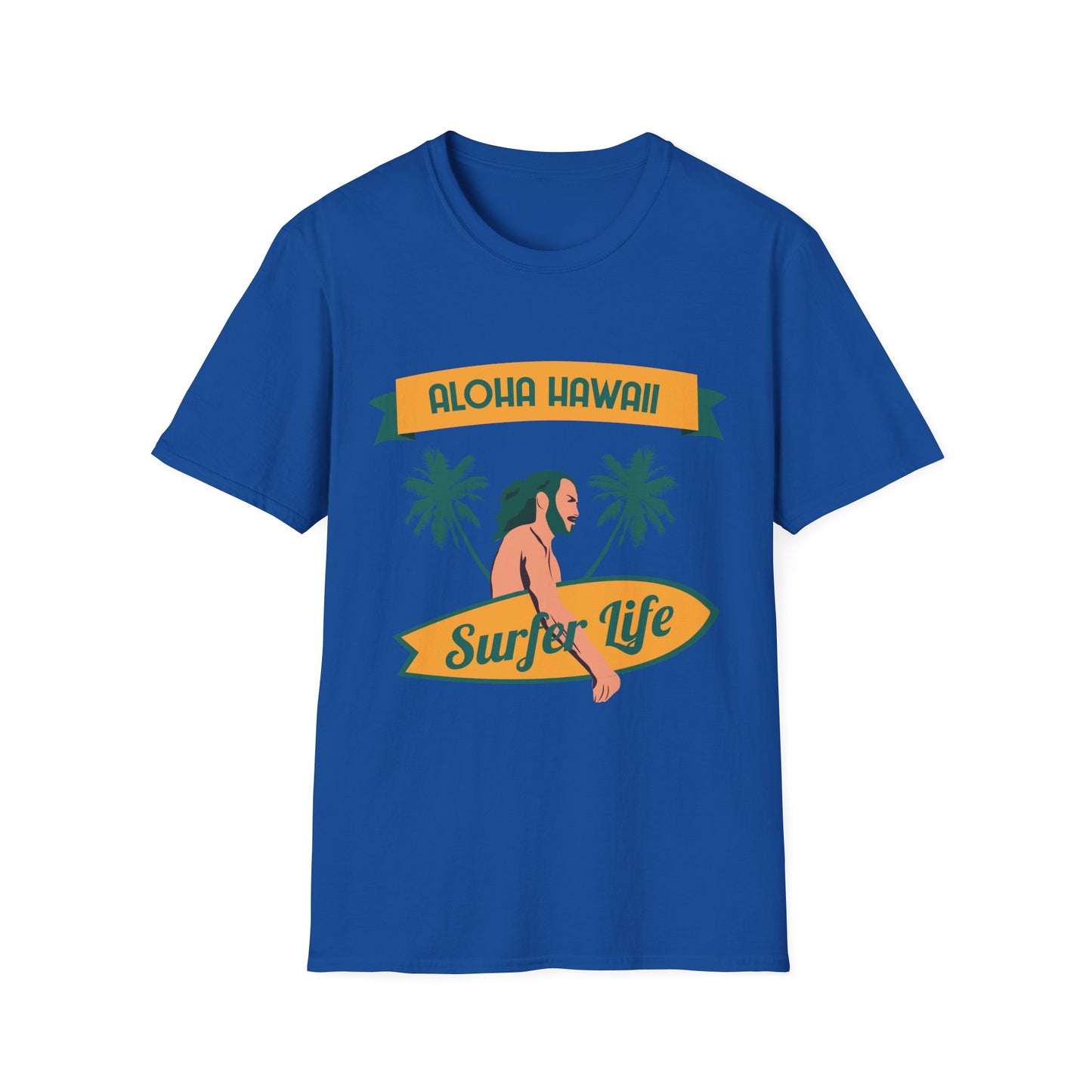 Surfer T-Shirt - Aloha Hawaii Surfer Life Design