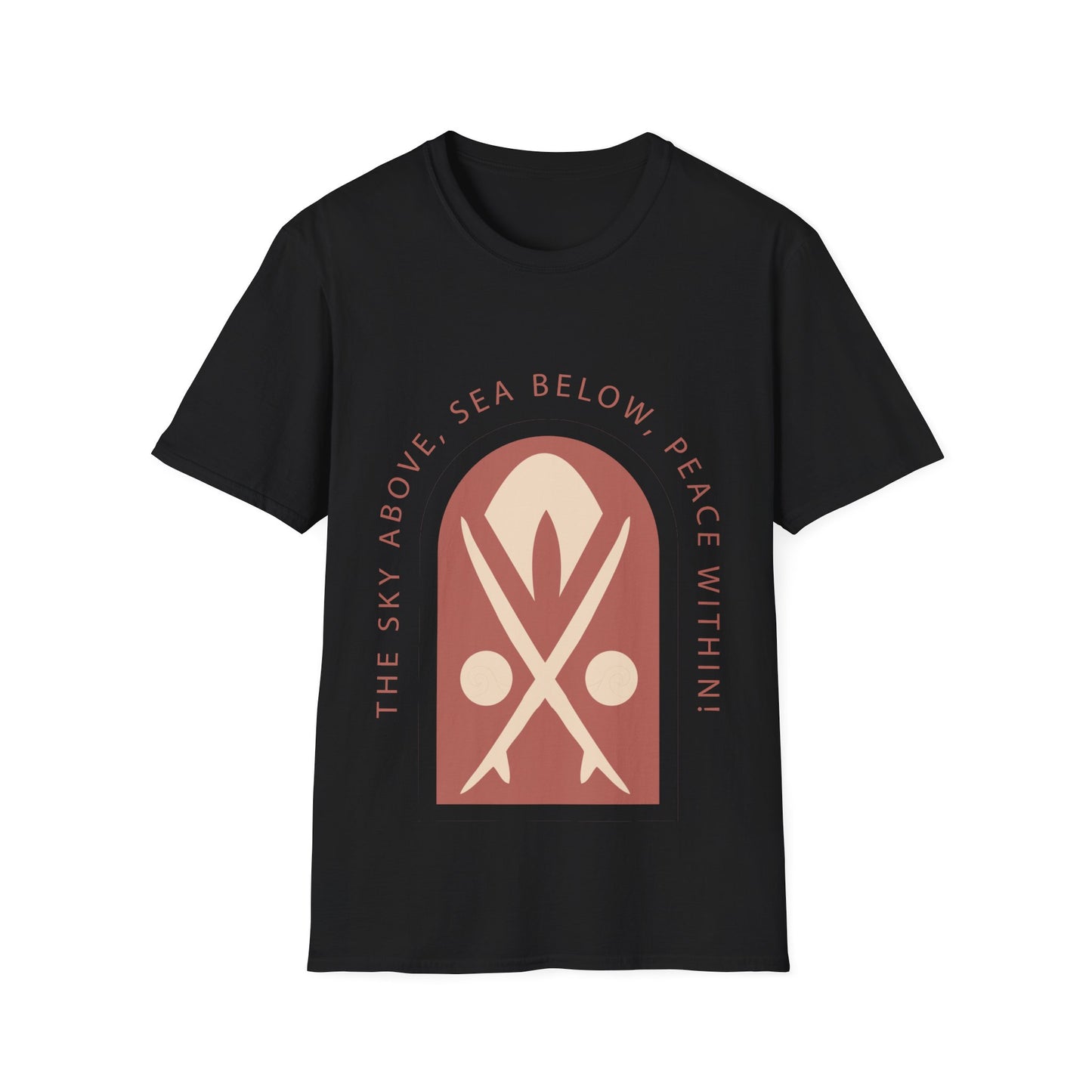 Sky Above Sea Below Peace Within T-Shirt