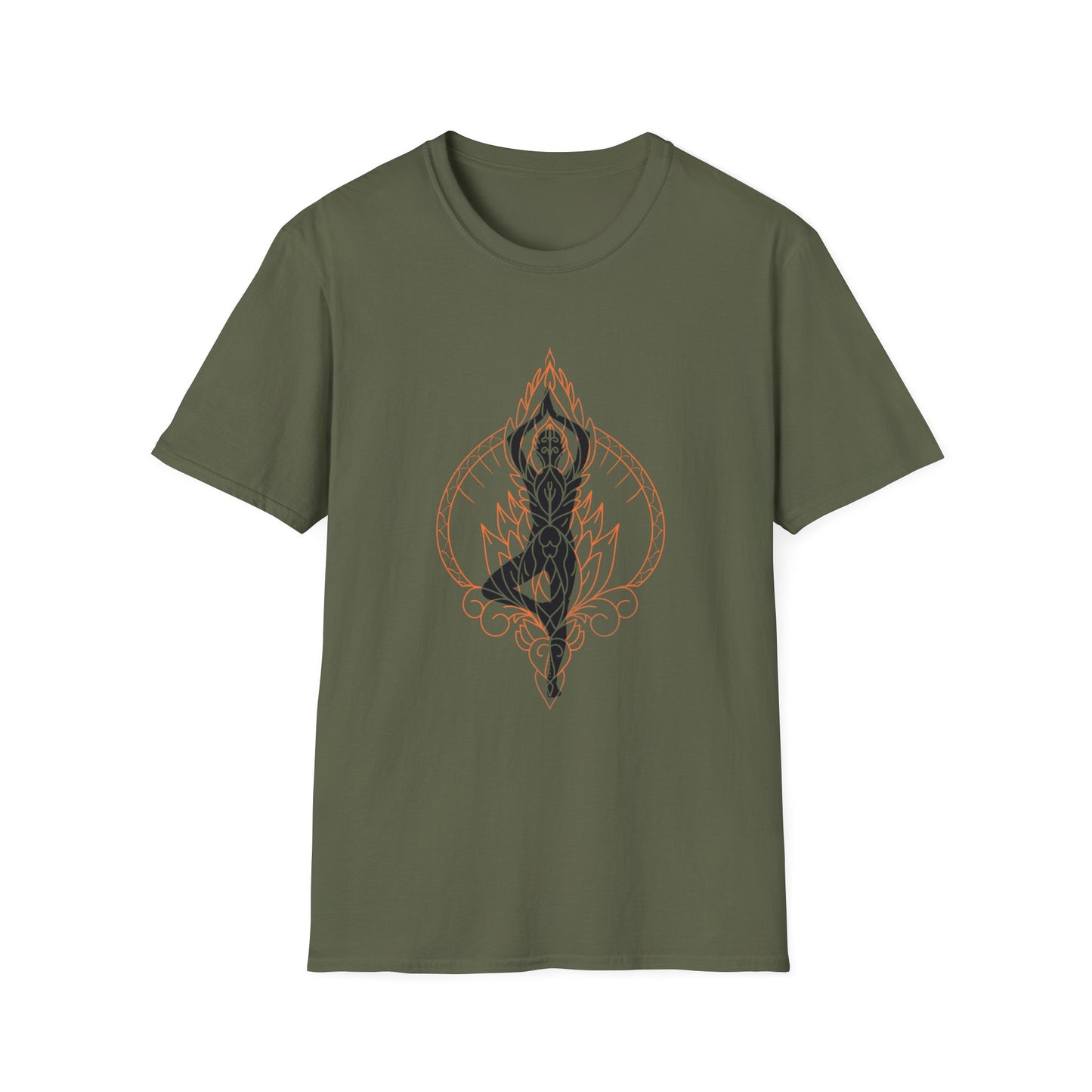 Yoga Tee - Tree Pose Design