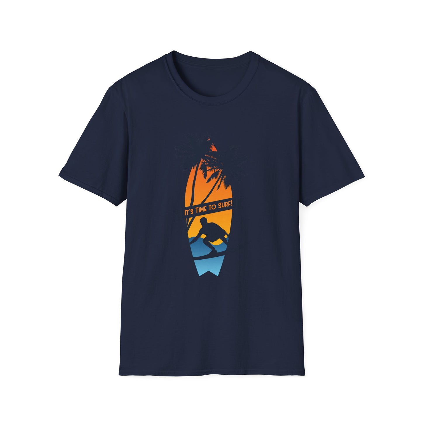 Surfer Softstyle T-Shirt - It's Time to Surf