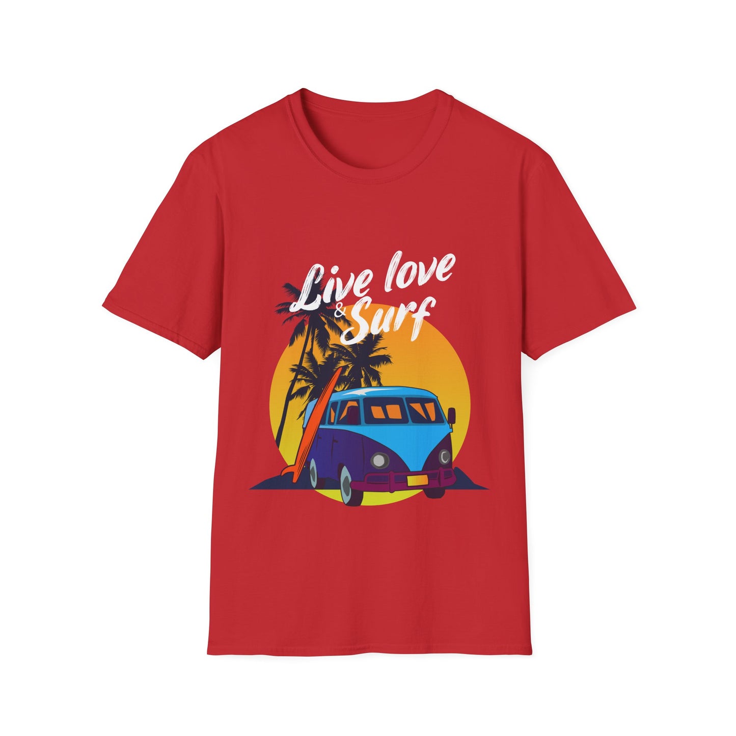 Surfer T-Shirt Live Love and Surf