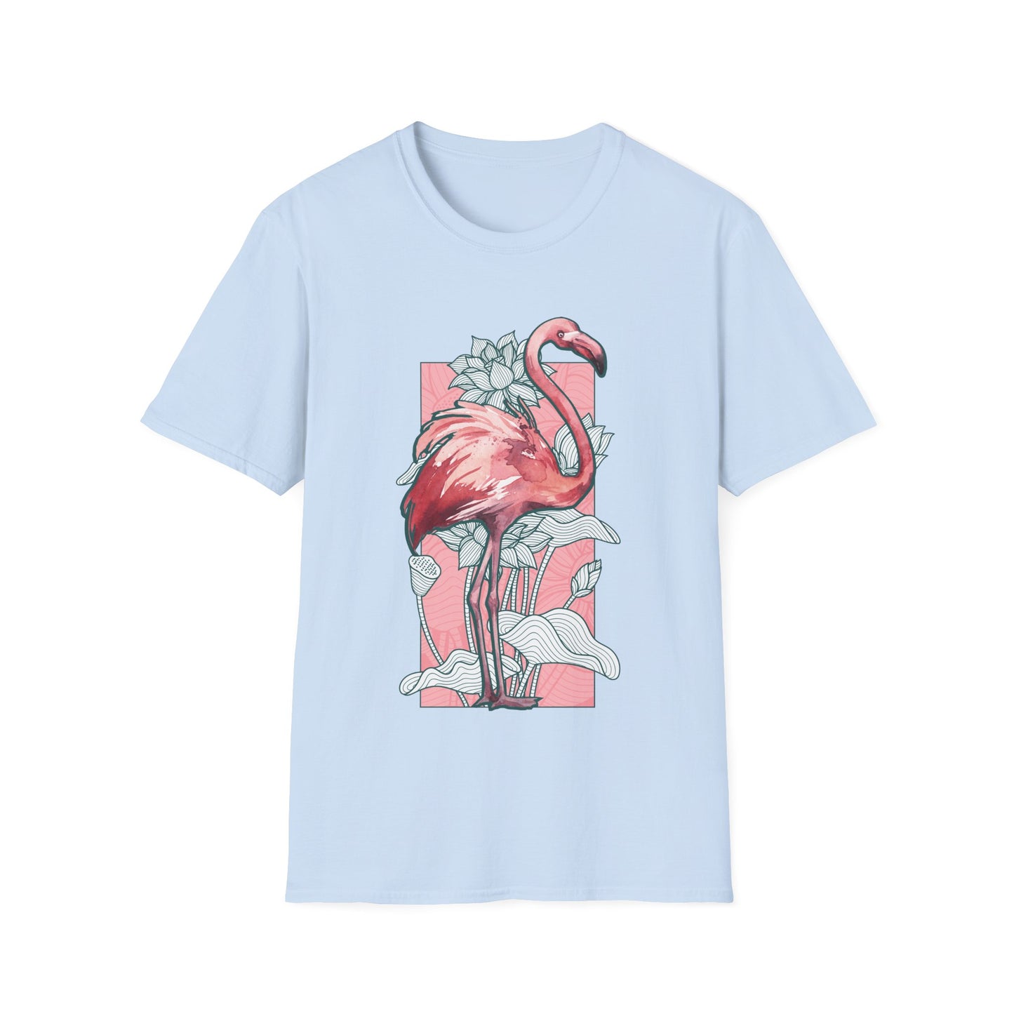 Flamingo T-Shirt - Colourful Design for Tropical Vibes