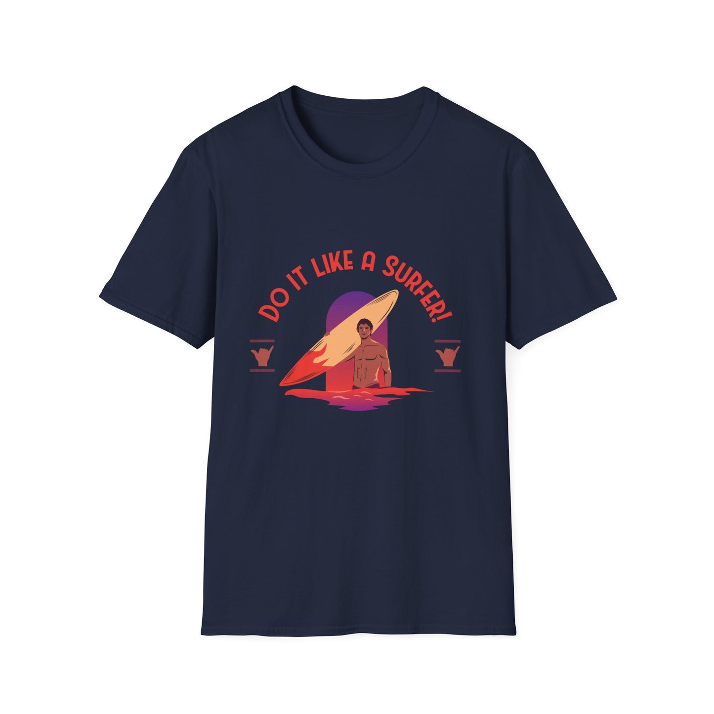 Surfer T-Shirt - Do It Like A Surfer Design