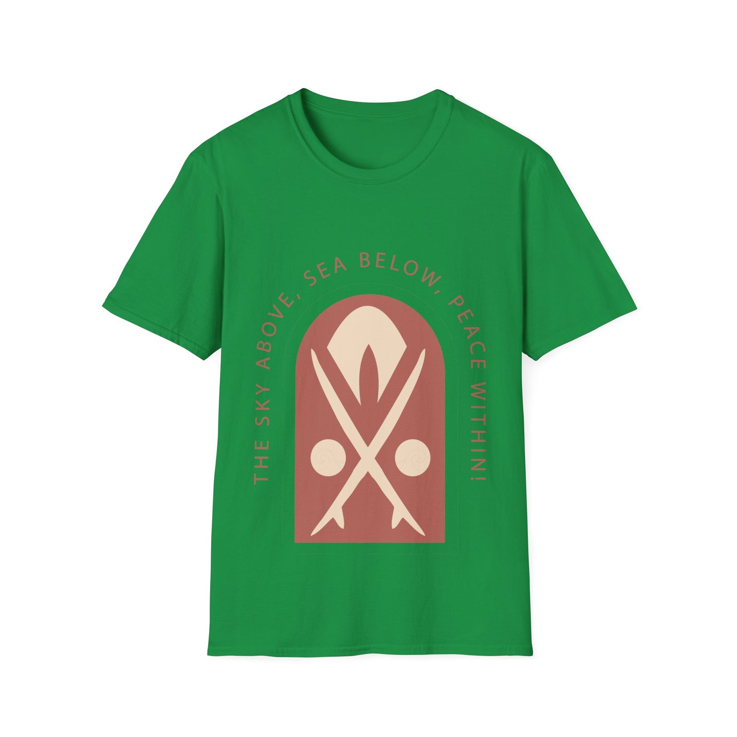 Sky Above Sea Below Peace Within T-Shirt