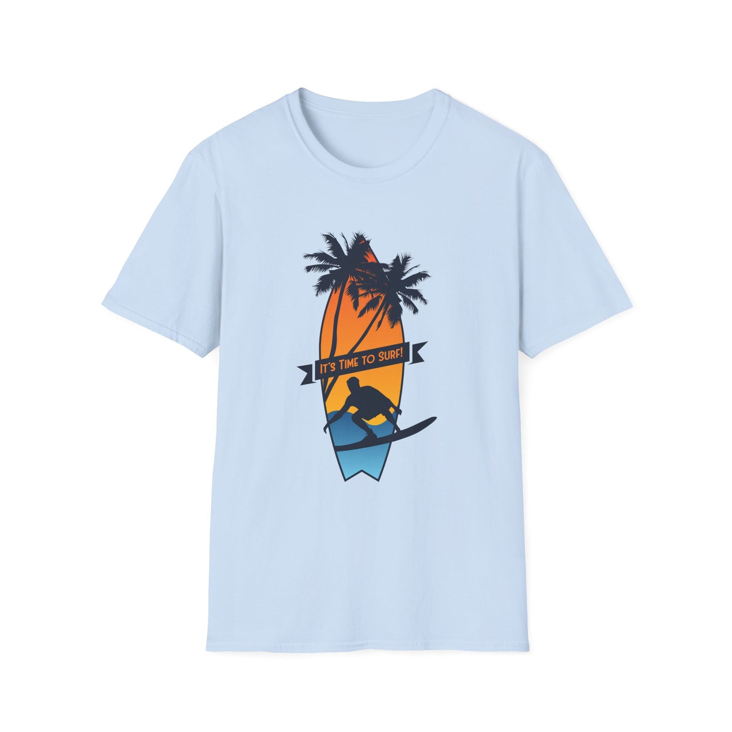 Surfer Softstyle T-Shirt - It's Time to Surf